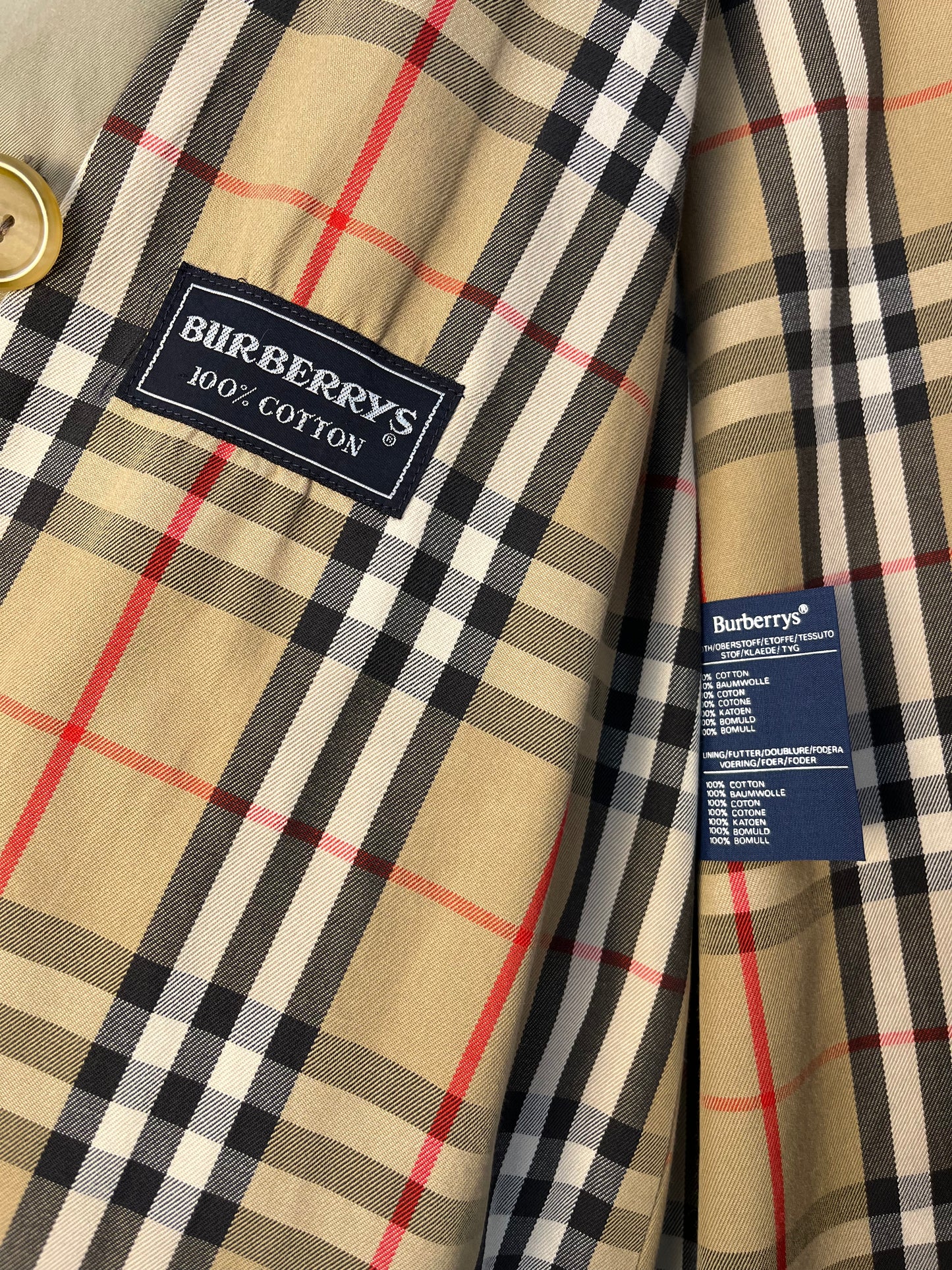 Original 90’s Vintage Burberry Trench Coat (Women’s) - UK 6