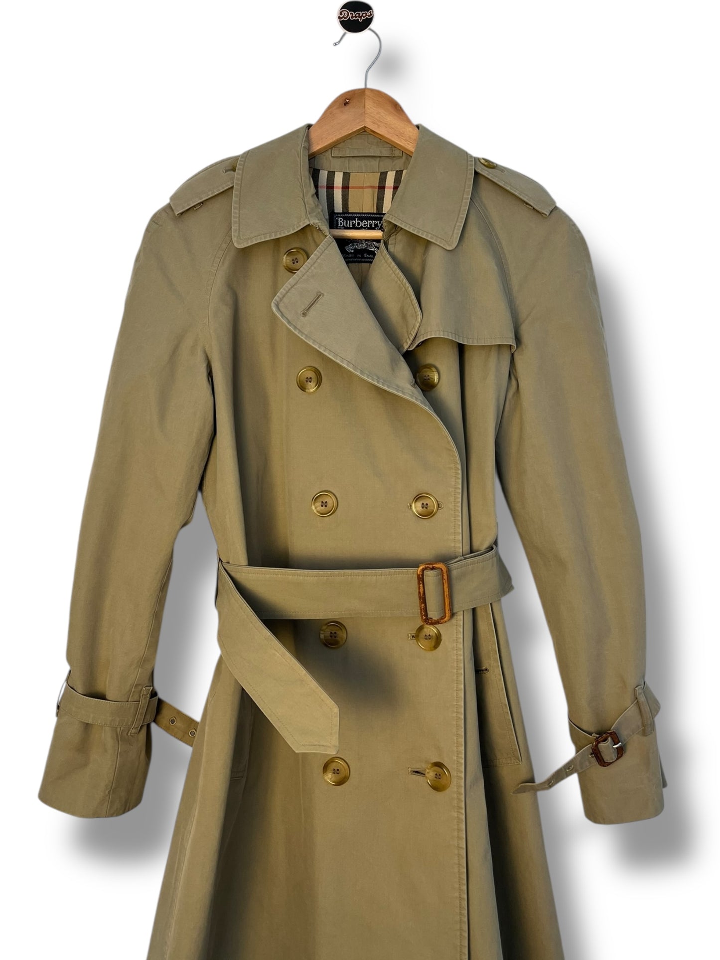 Original 90’s Vintage Burberry Trench Coat (Women’s) - UK 6