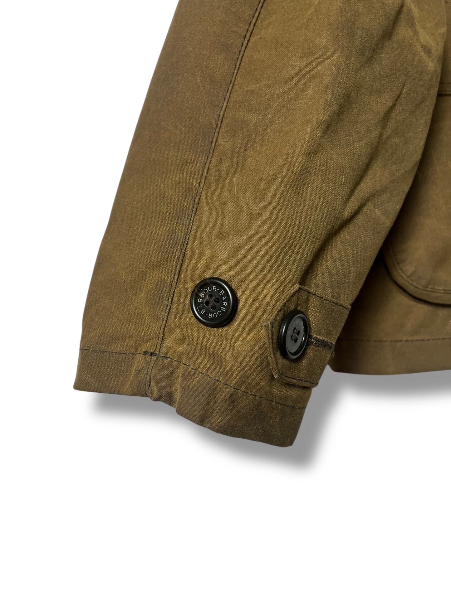 Barbour Nixol Wax Jacket – Mustard – Vintage – Fits L (Tagged XL)