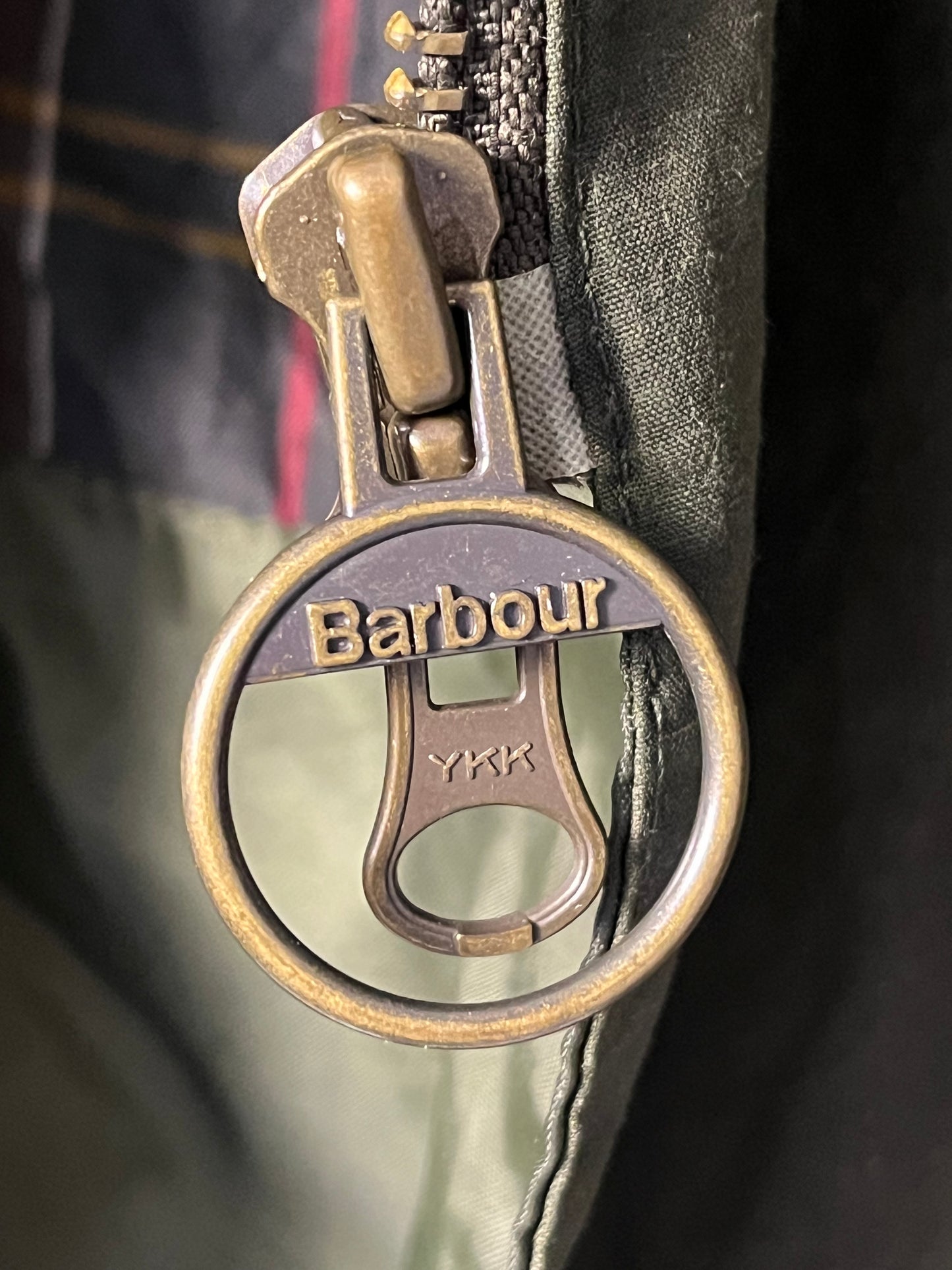 Barbour Hampshire Wax LW Coat Sage Green UK12 (2000s)