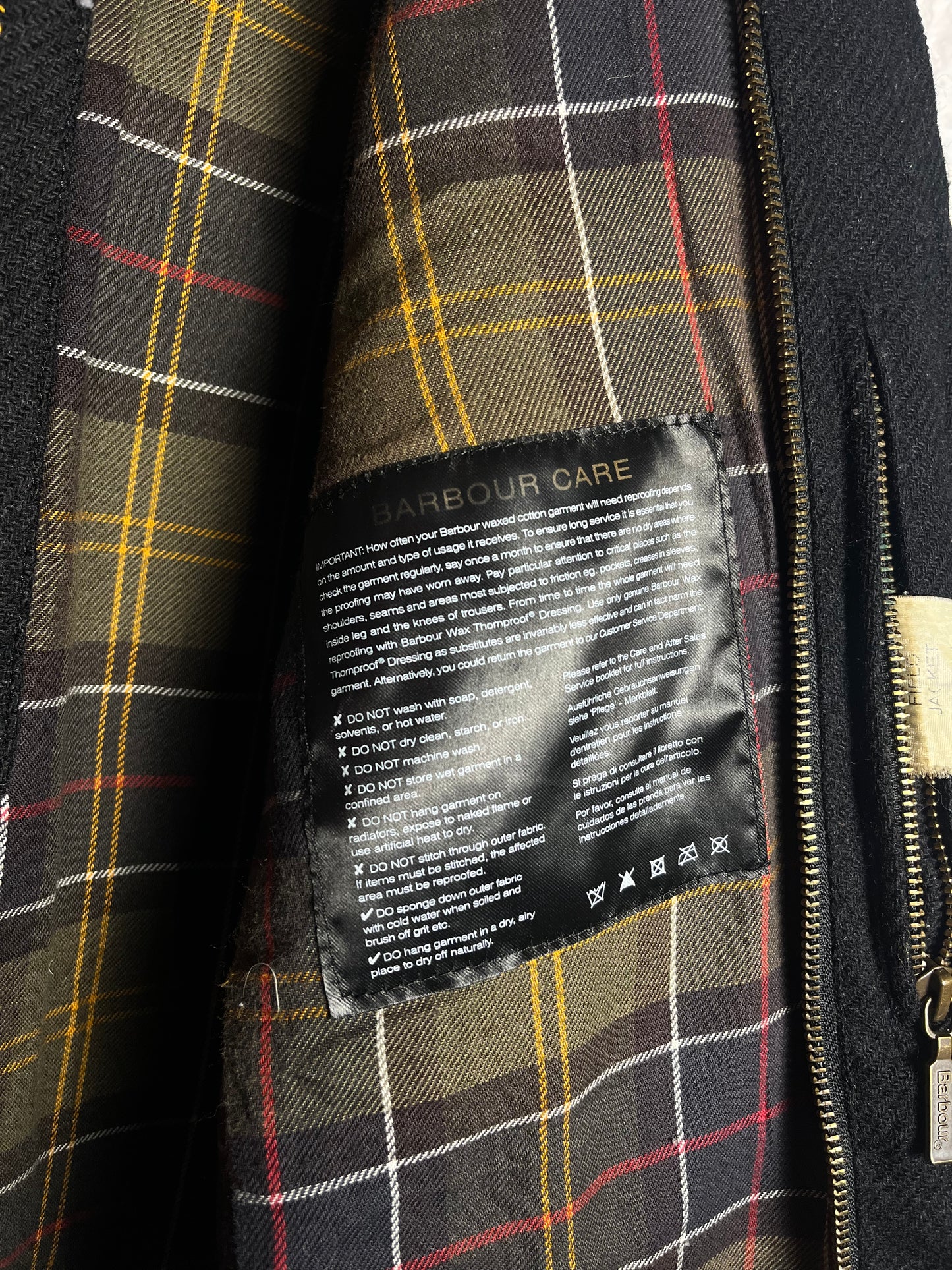 Selected by Draps — Barbour Tokito Field Jacket Waxed Cotton Black M