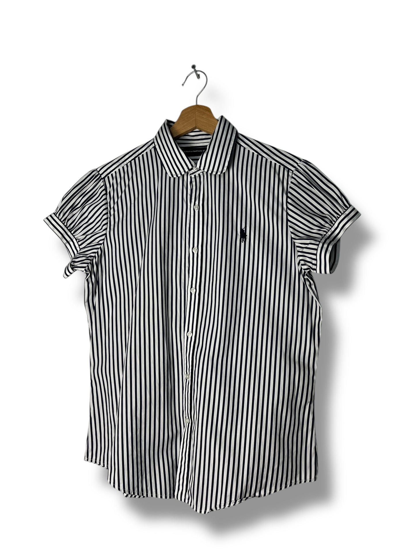 Ralph Lauren Sport Edition Women’s Striped Shirt Black/White – Size M