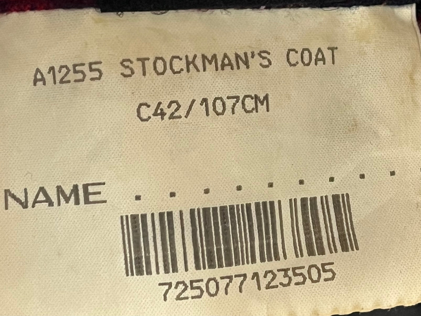 Barbour Backhouse C42 “Driza-Bone” Vintage Navy Raincoat (1990s)