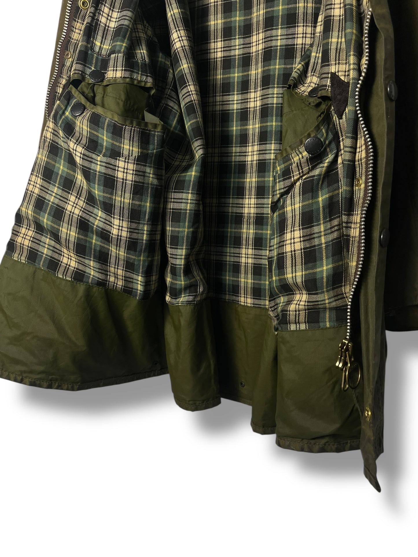 Barbour Border C46 Vintage 1988 – Olive Green