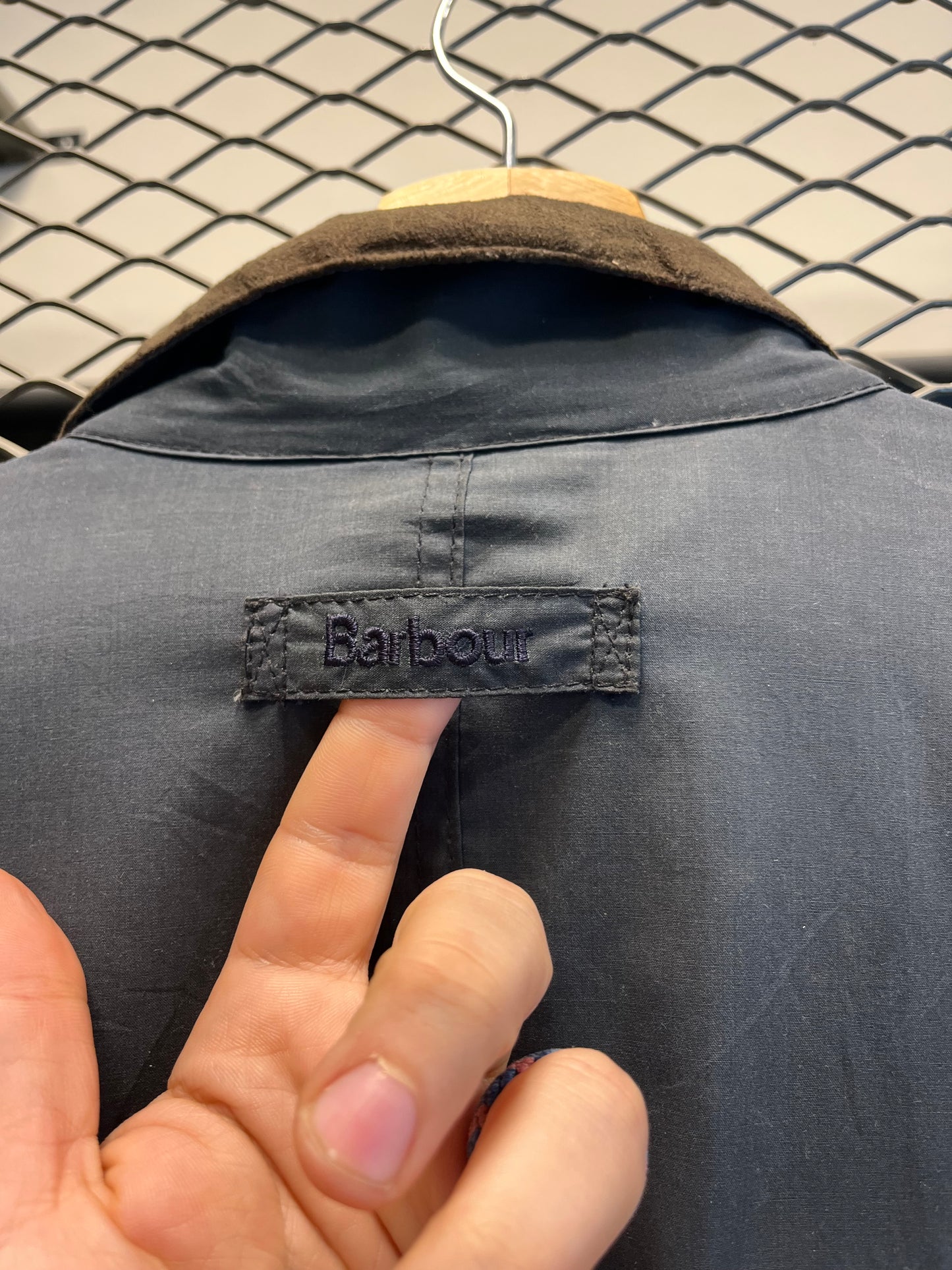 Kenmore Wax Jacket – Navy Blue – Size XXL – 100% Waxed Cotton