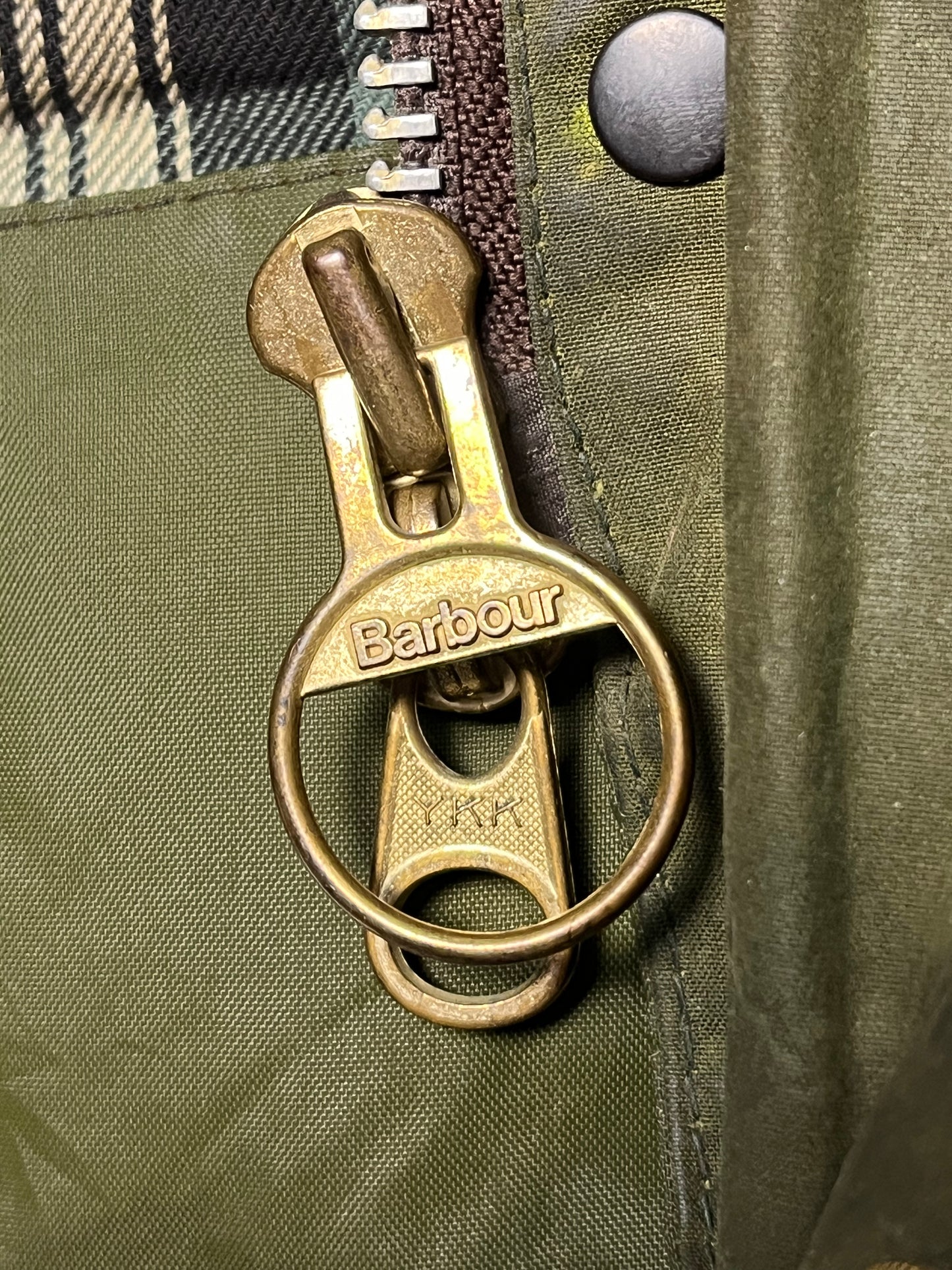 Barbour Border C46 Vintage 1988 – Olive Green