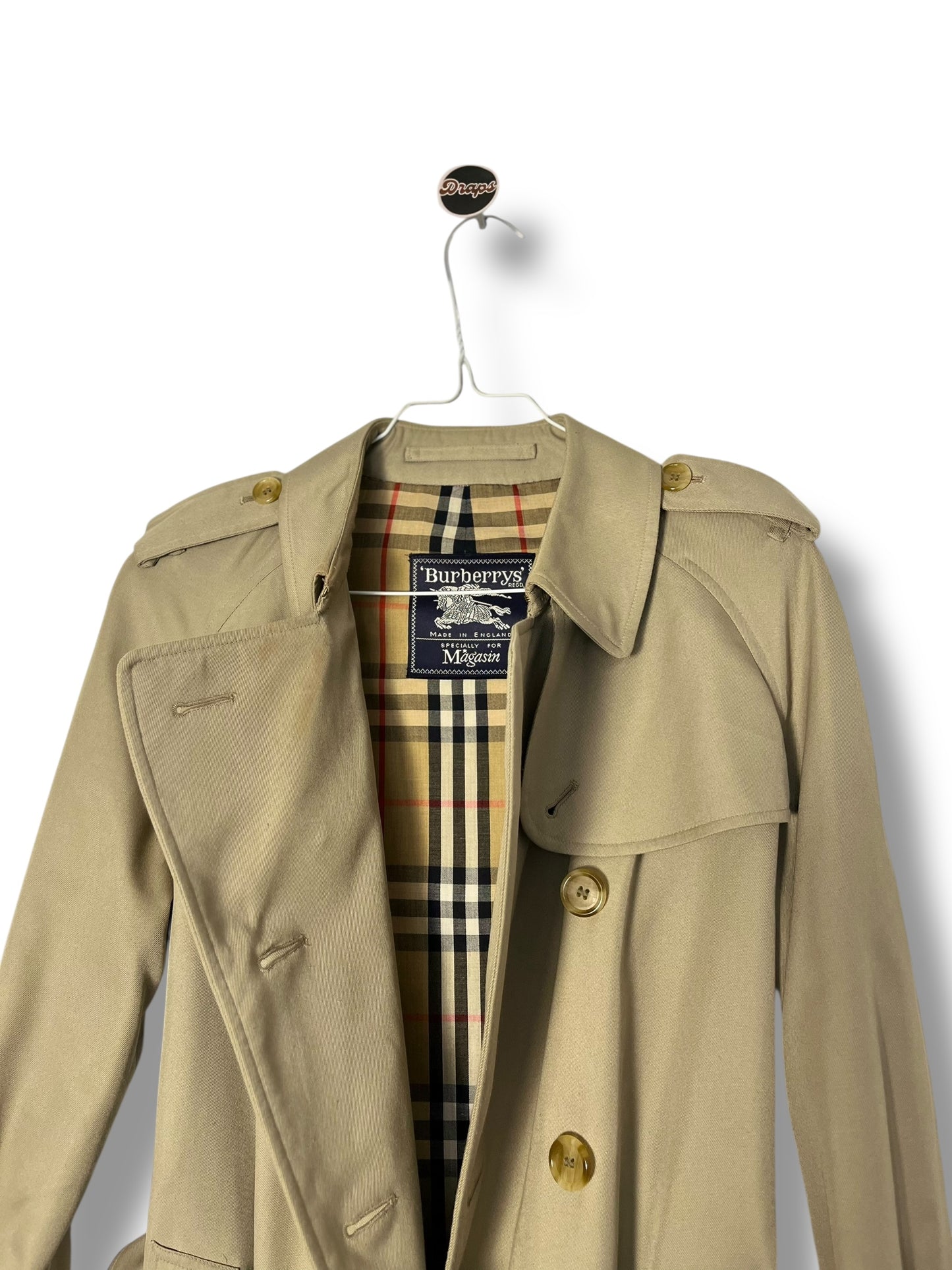 Original 90’s Vintage C83A Burberry Long Trench Belted