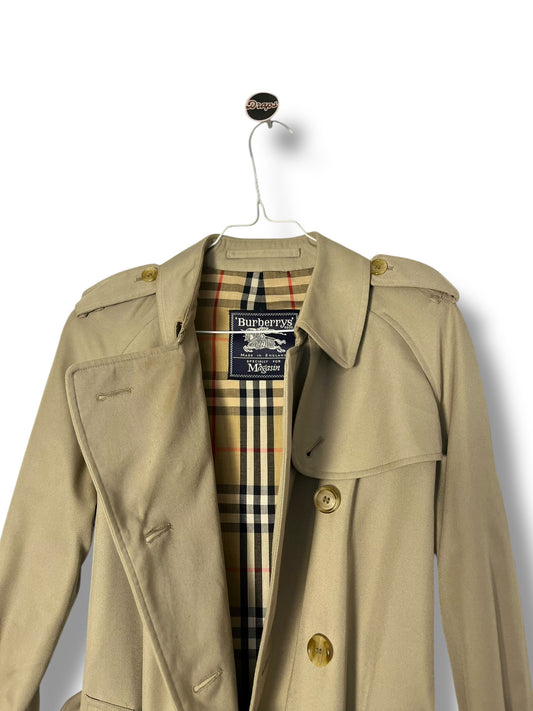 Original 90’s Vintage C83A Burberry Long Trench Belted