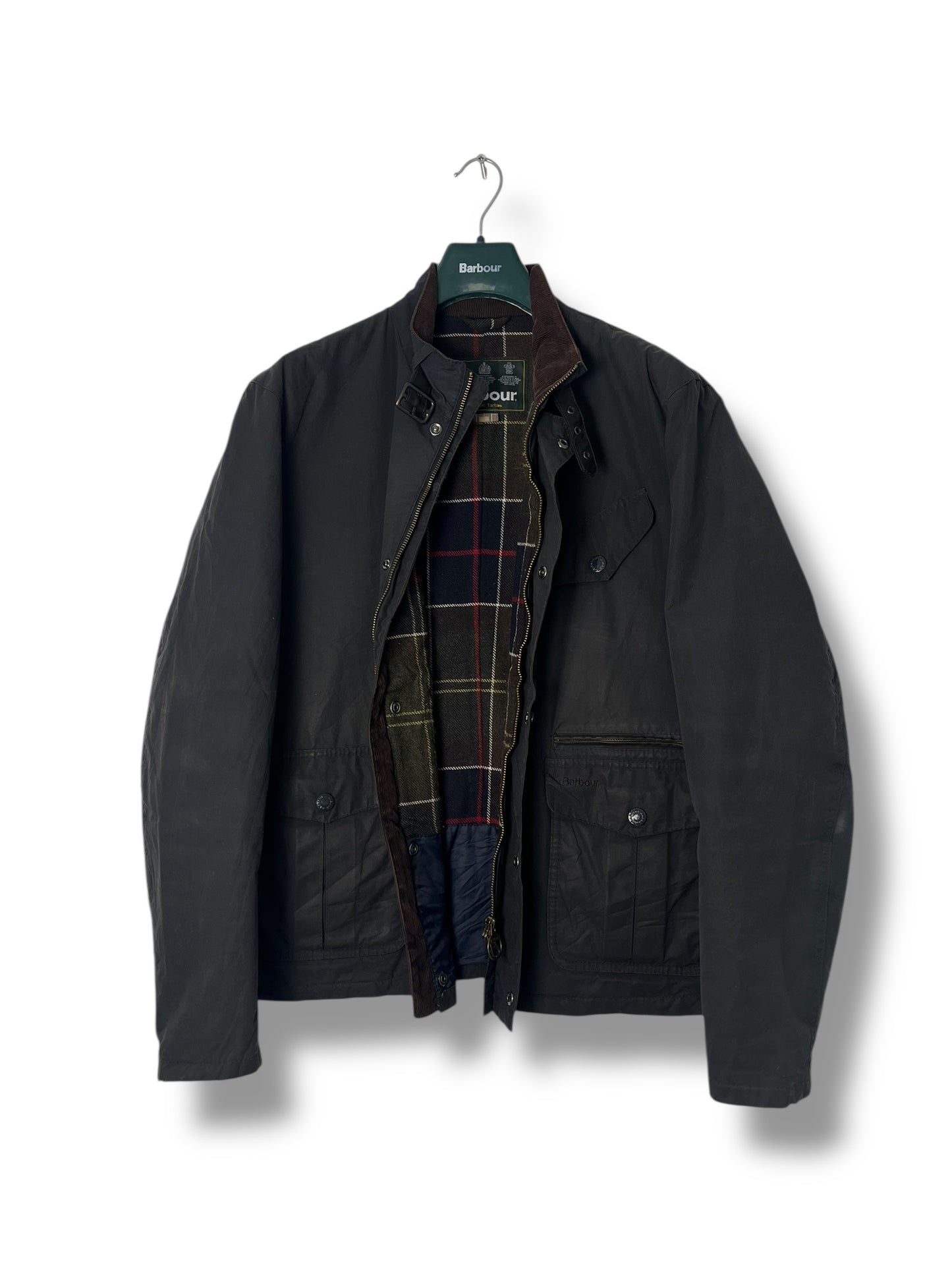 Barbour Kiltland Jacket – XL – Vintage Navy