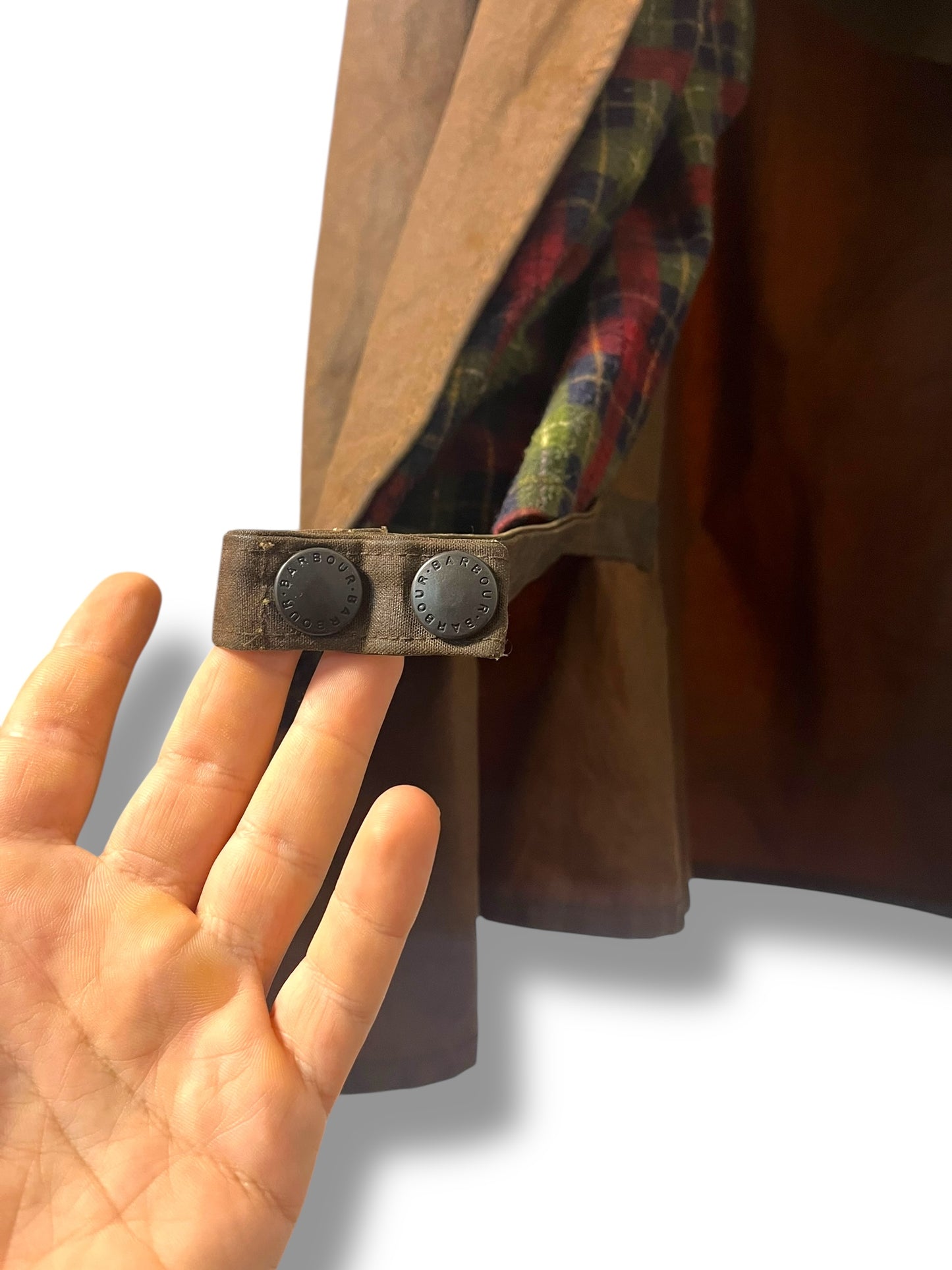 Backhouse Barbour Driza Bone Riding Coat – Vintage Brown C40