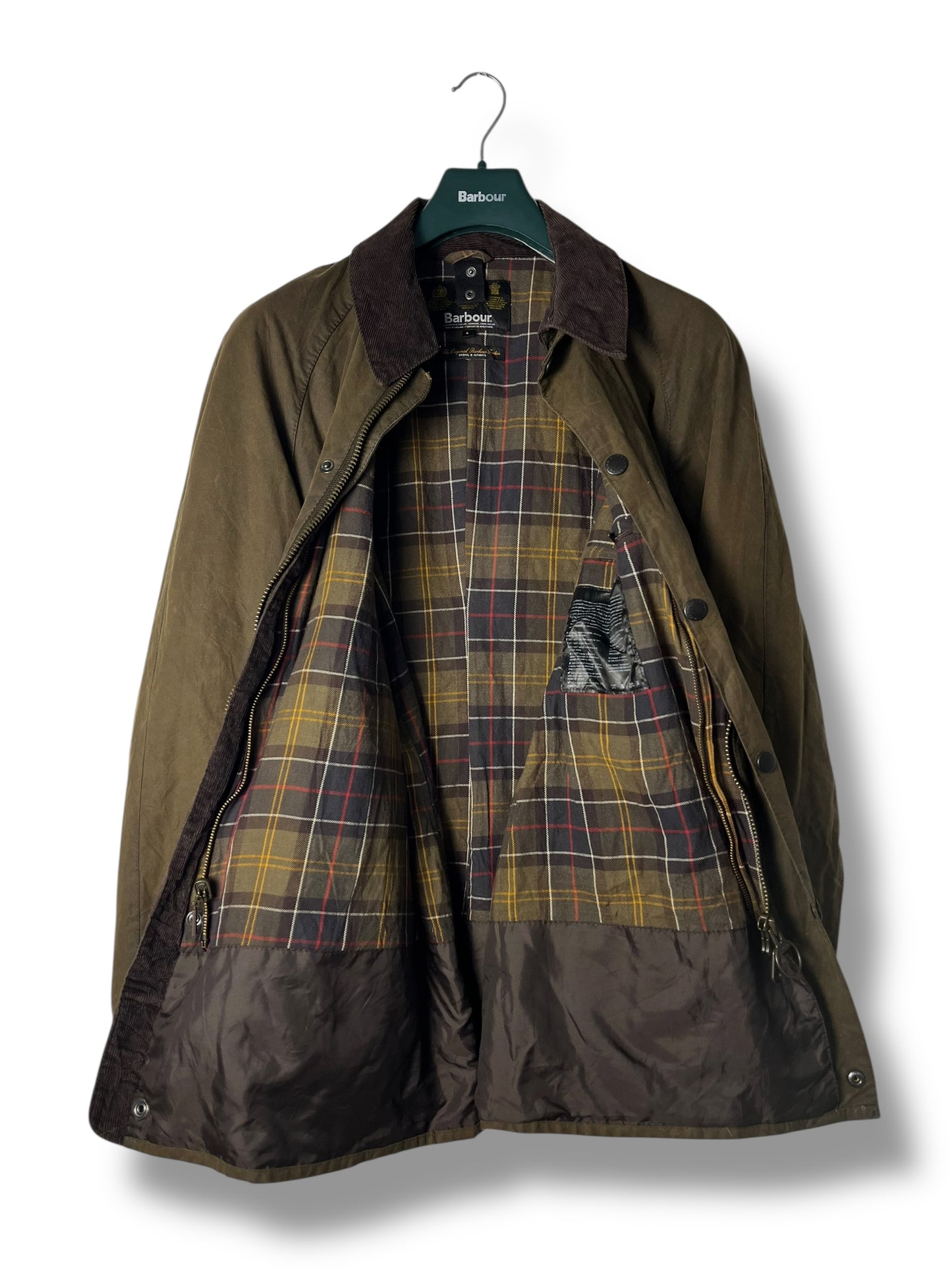 Barbour Bristol Jacket Wax Jacket – Olive – Size L