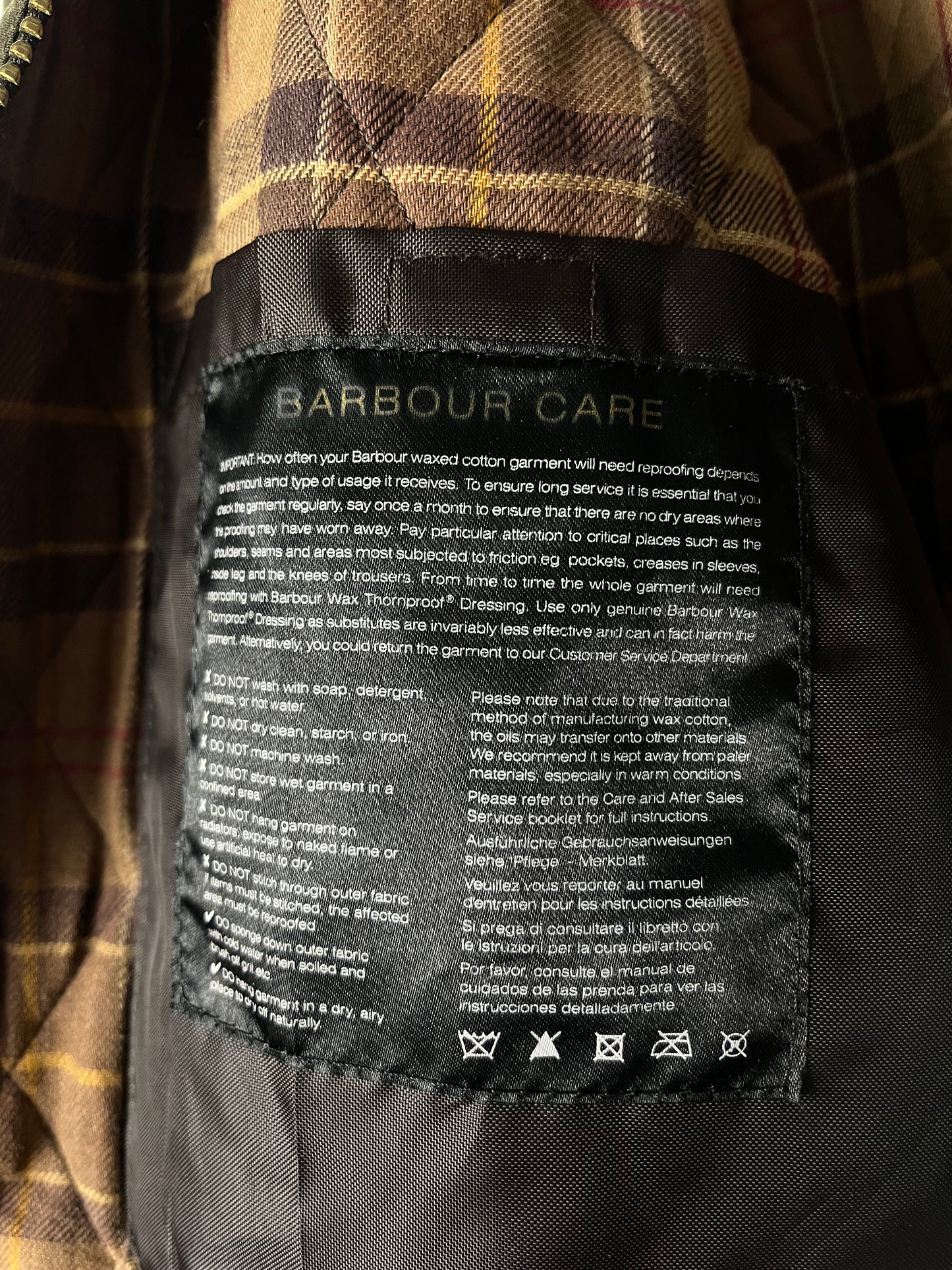 Barbour Winter Bedale Wax Jacket – XXL – Olive – Made in England