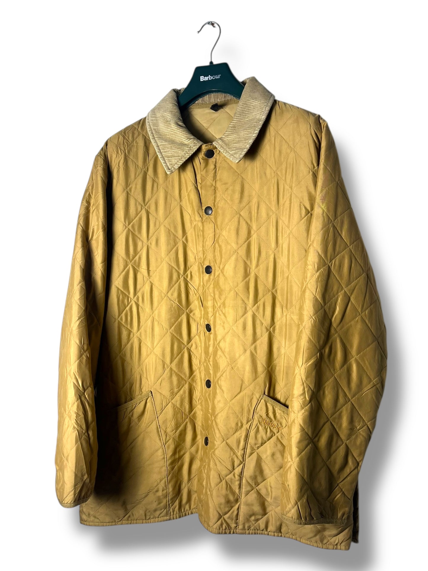 Barbour Eskdale Quilted Jacket – Cream – Size XL