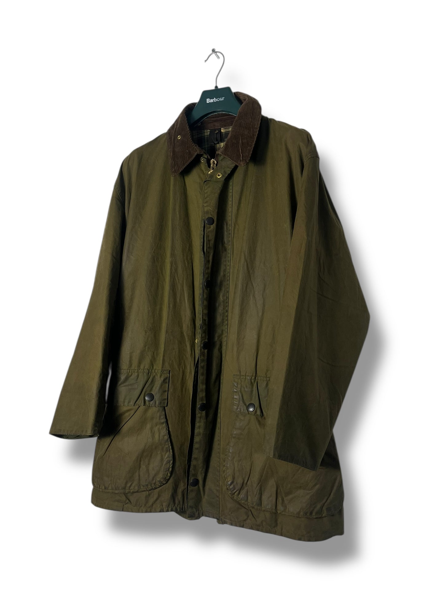 Barbour Border C46 Vintage 1988 – Olive Green