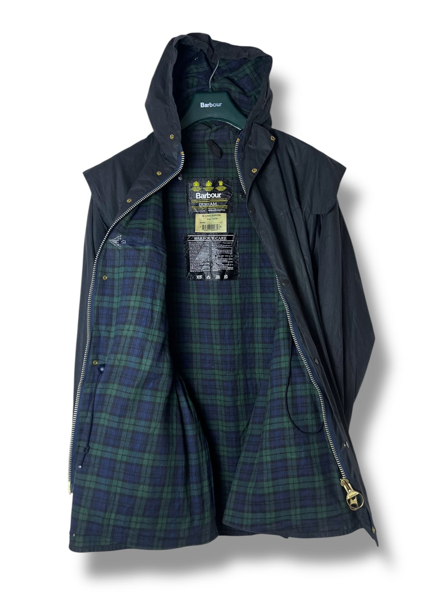 Barbour Durham C38 Vintage 1994 – Lightweight Wax Jacket