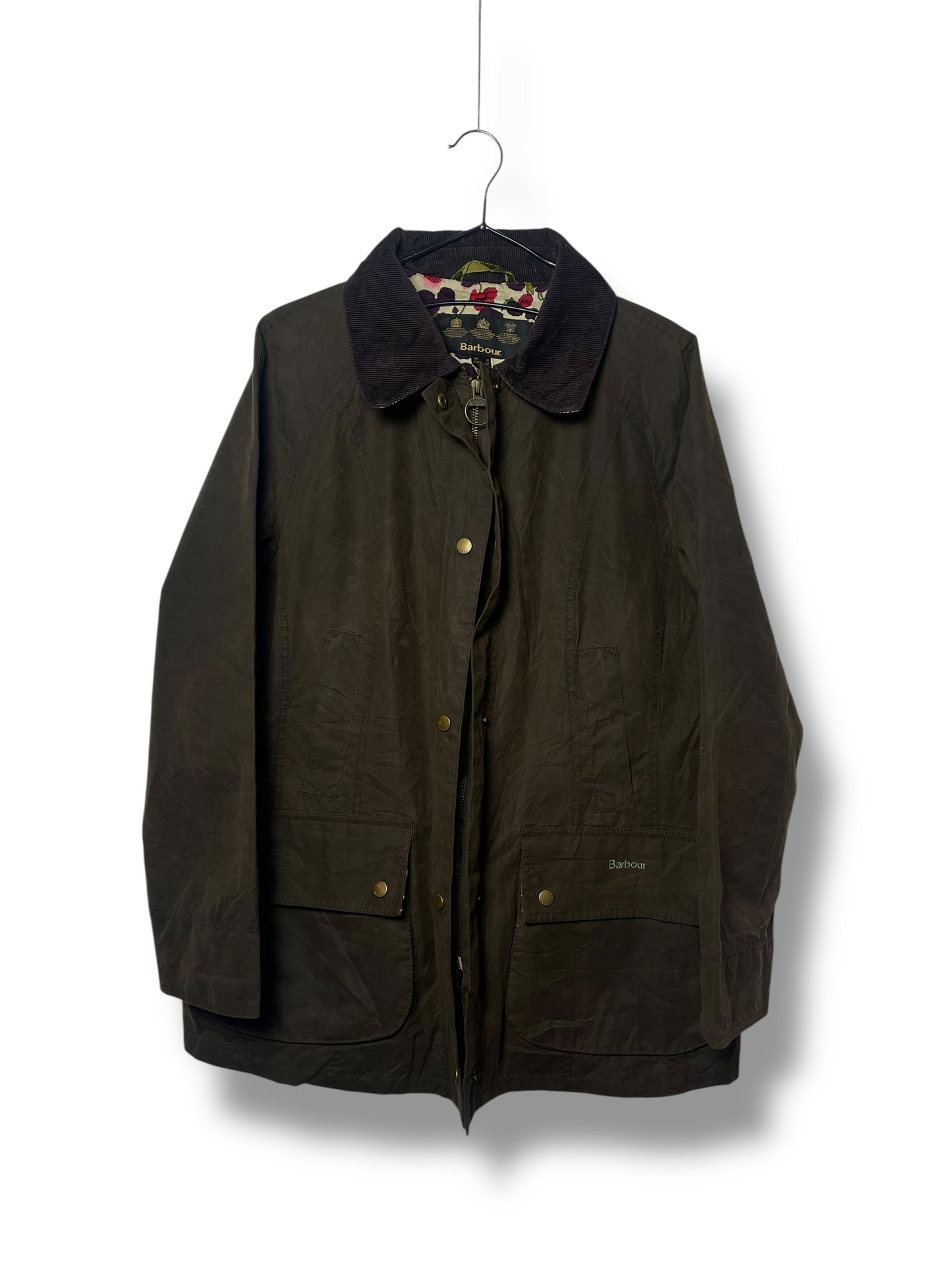 Barbour Beadnell Printed – Wax Jacket – UK16/XL
