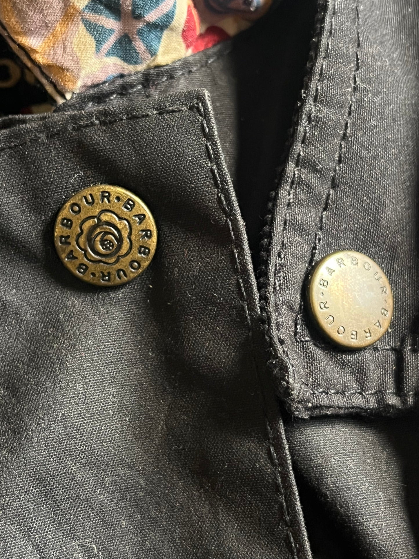 Barbour Chamber Beadnell Ladies Wax Jacket – UK 10 / Black