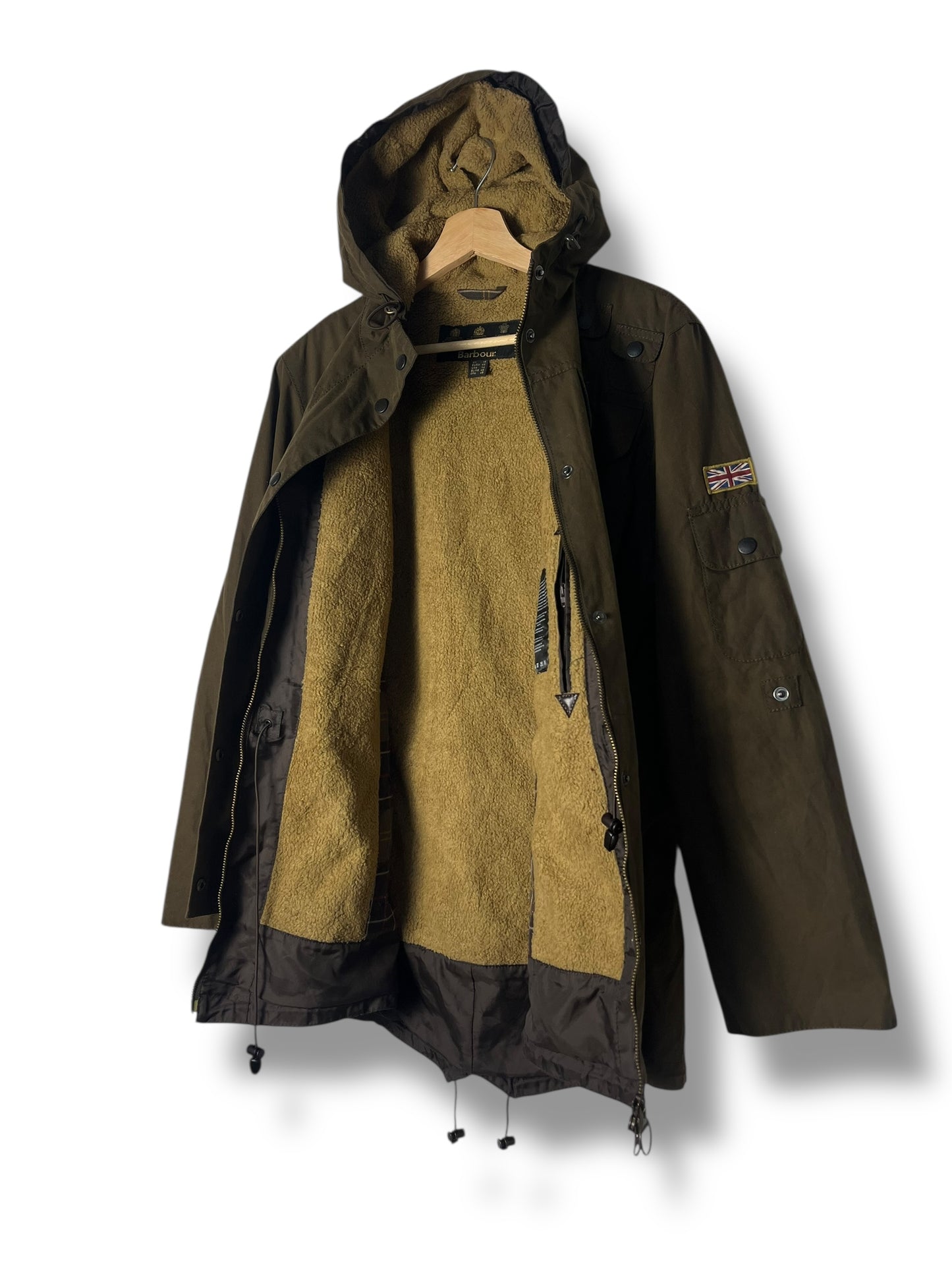 Barbour Winter Force Parka Olive UK18 XL