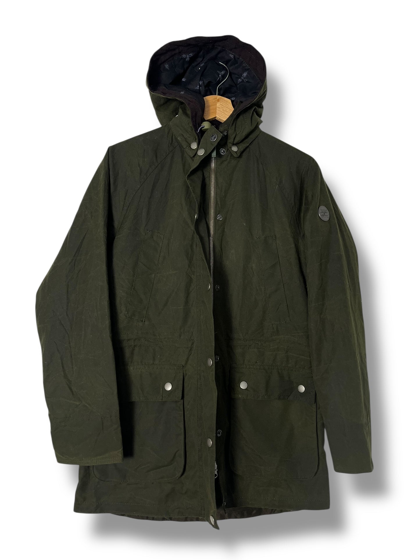 Barbour Waxed Parka – Sage Green – Women’s UK 8