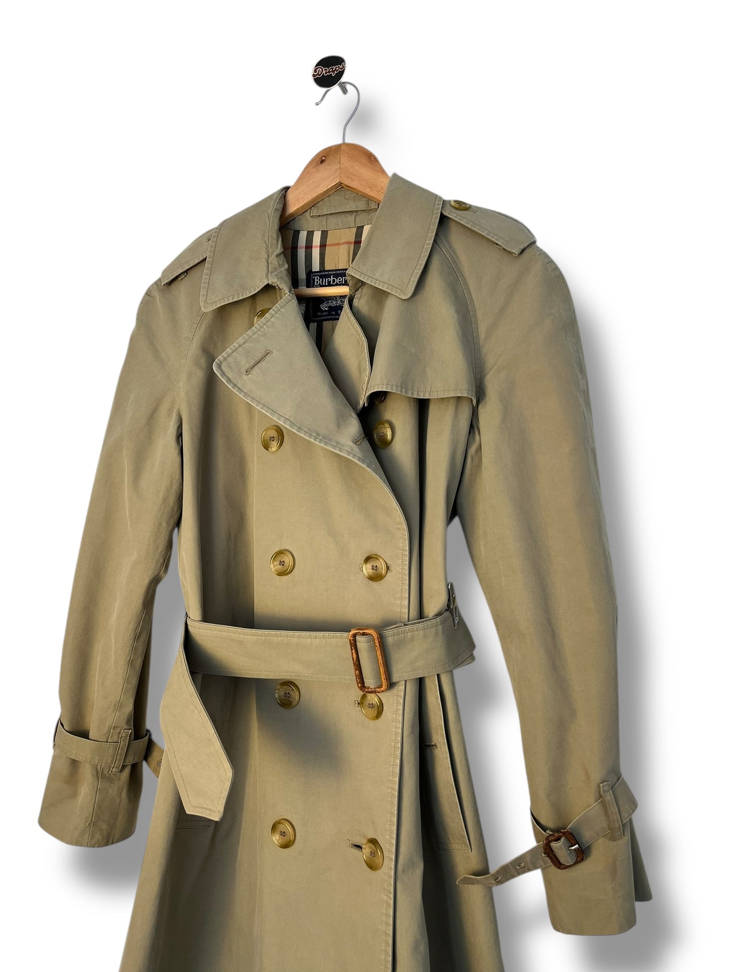 Original 90’s Vintage Burberry Trench Coat (Women’s) - UK 6