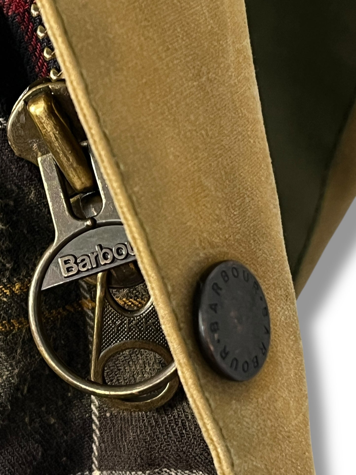 Barbour Sporting Wax Jacket – Mustard / Olive – C48 (Fits XL) – Early 2000s – Selected by DRAPS