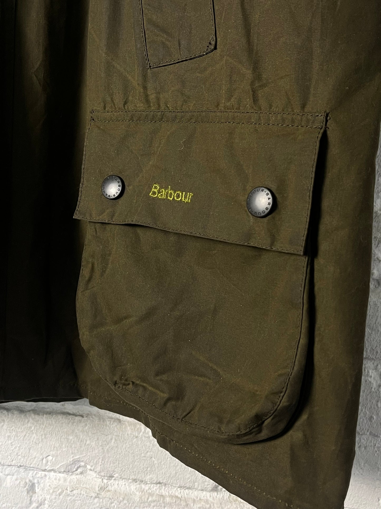 Barbour Winter Bedale Wax Jacket – XXL – Olive – Made in England