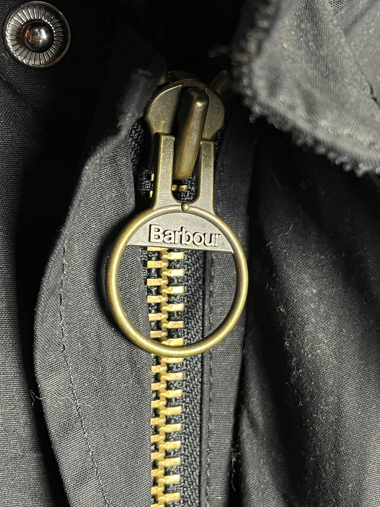 Barbour Sapper Wax Jacket Black Cotton Utility Jacket Medium