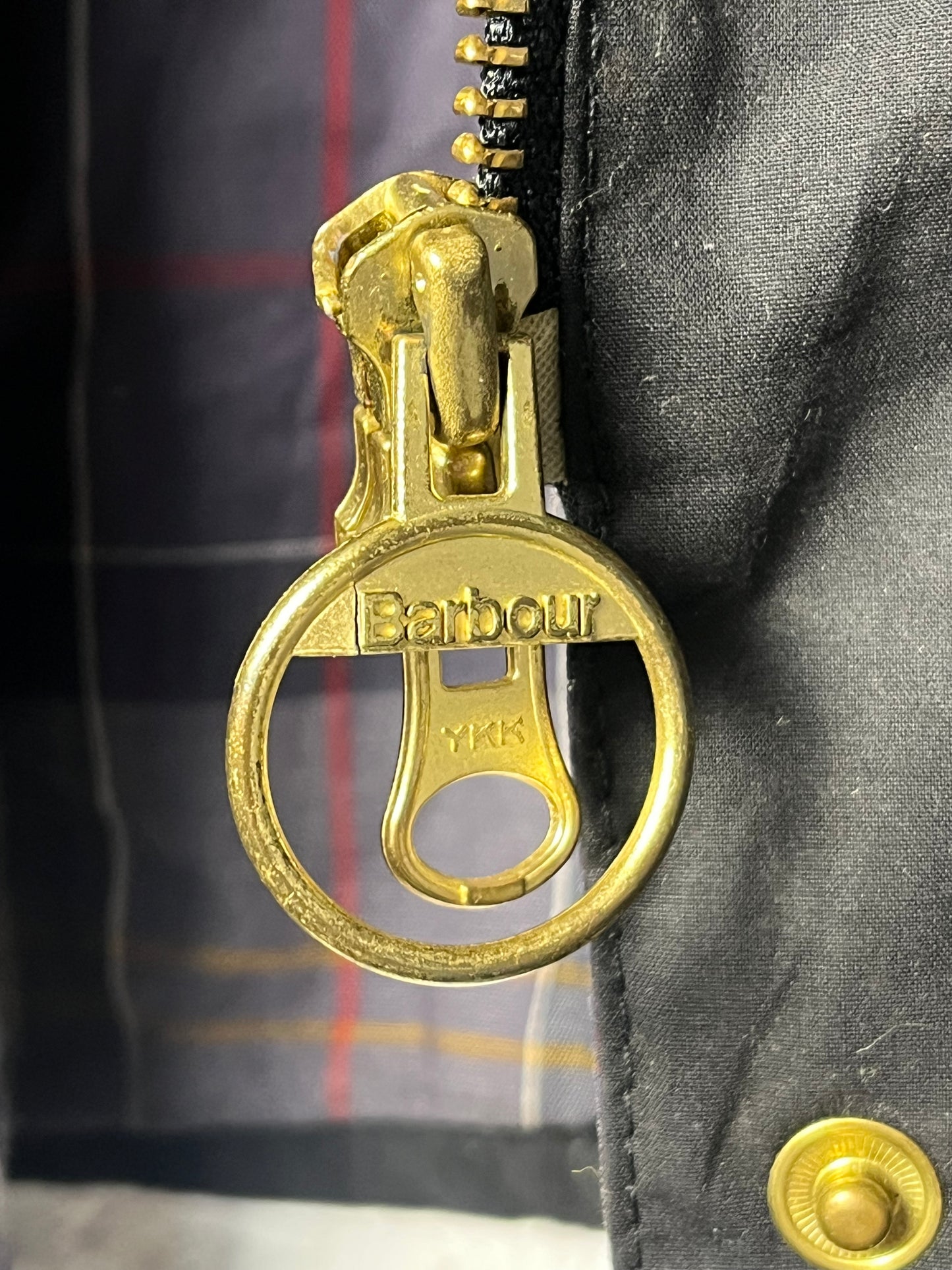 Barbour Heyford Wax Jacket – Black – Women XL