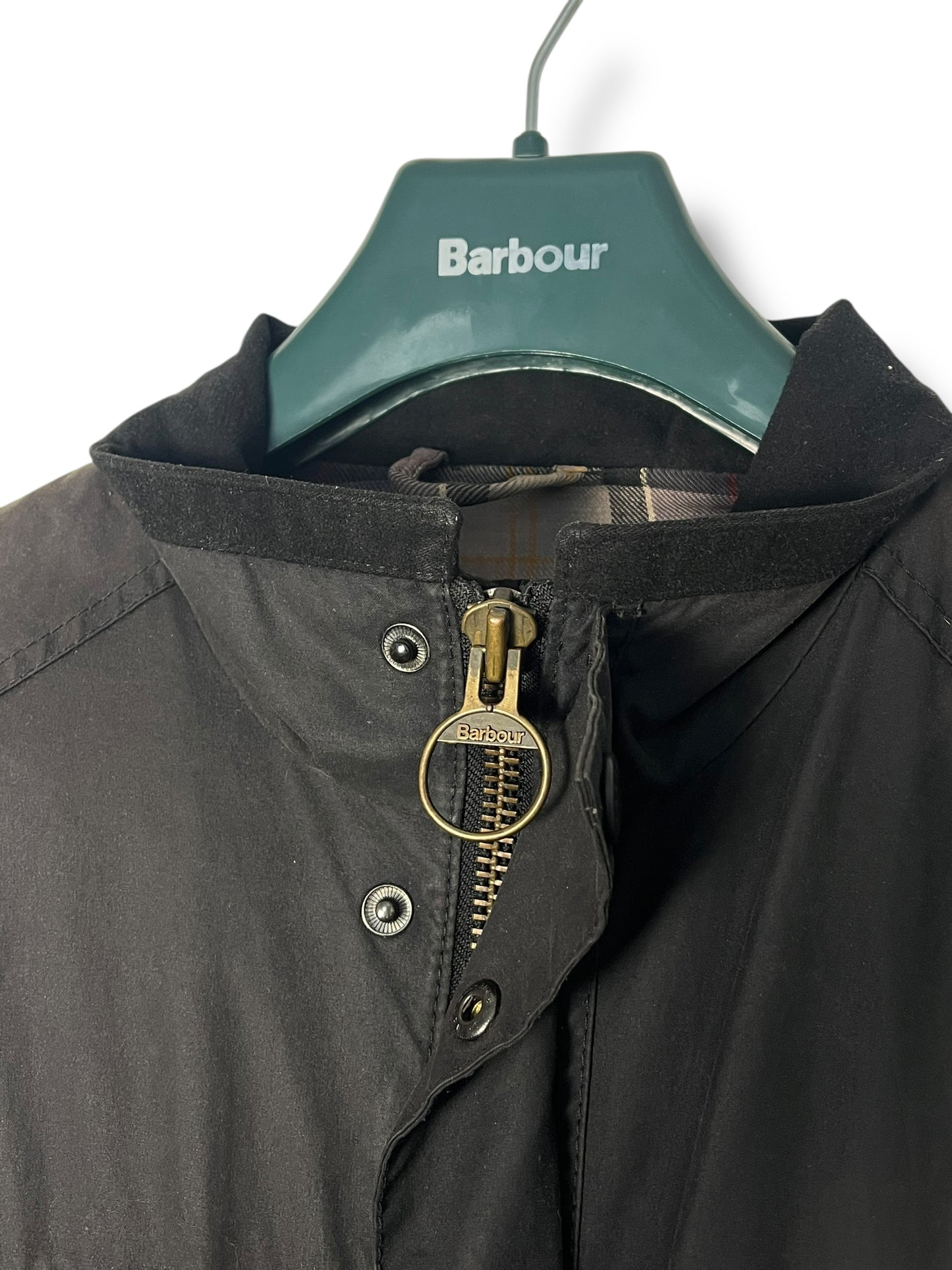Barbour Utility Wax Jacket Black L Vintage