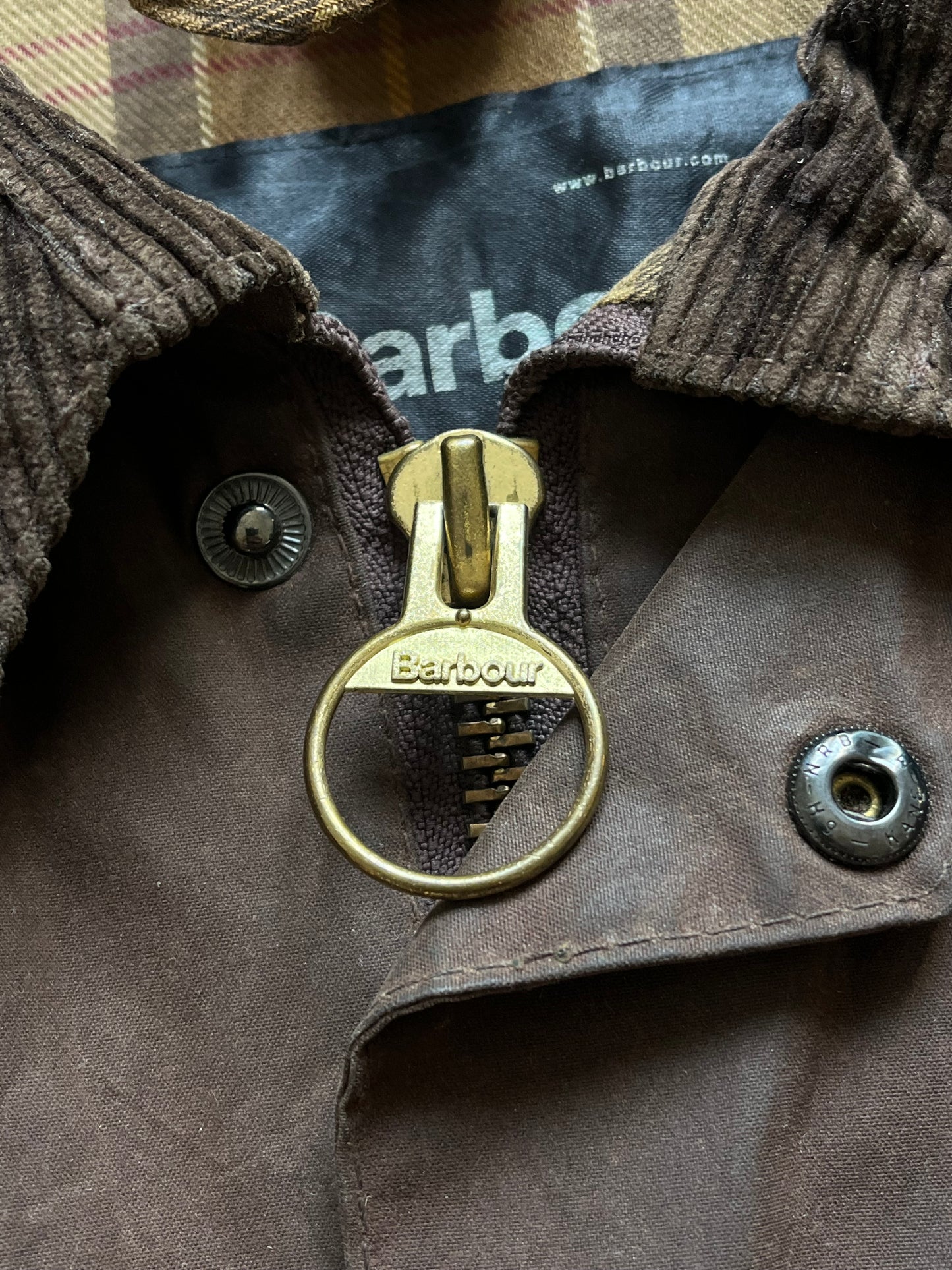 Barbour Beaufort A231 Wax Jacket – Brown – C46 (XL)