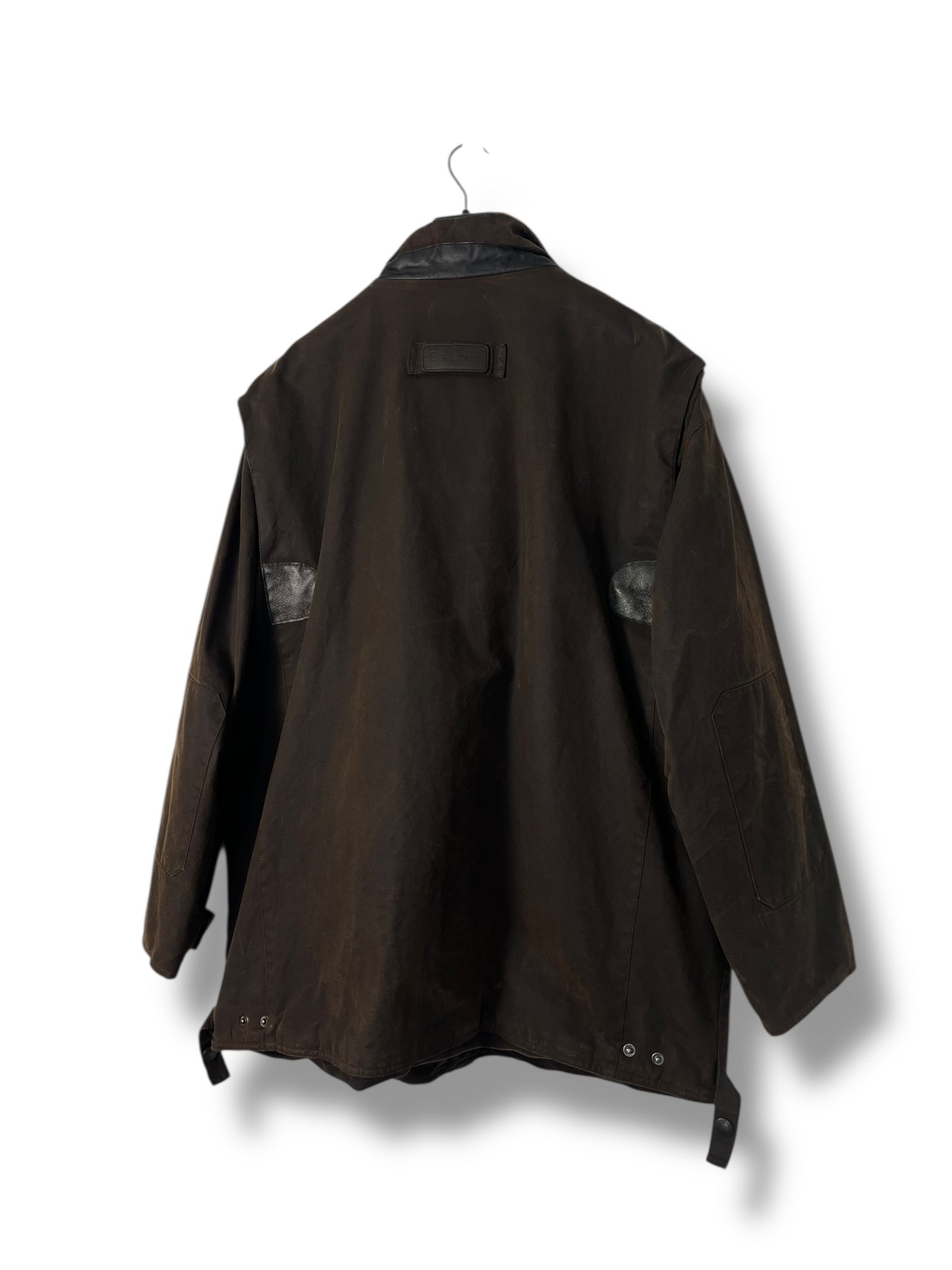 Barbour Bushman Wax Jacket – Dark Brown XXL 2000’s