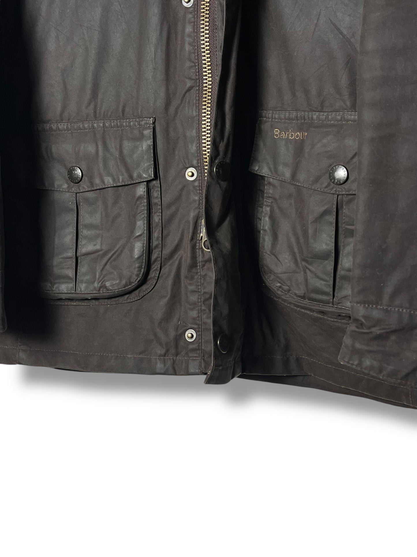 Barbour Corbridge Wax Jacket – Dark Brown – Size L