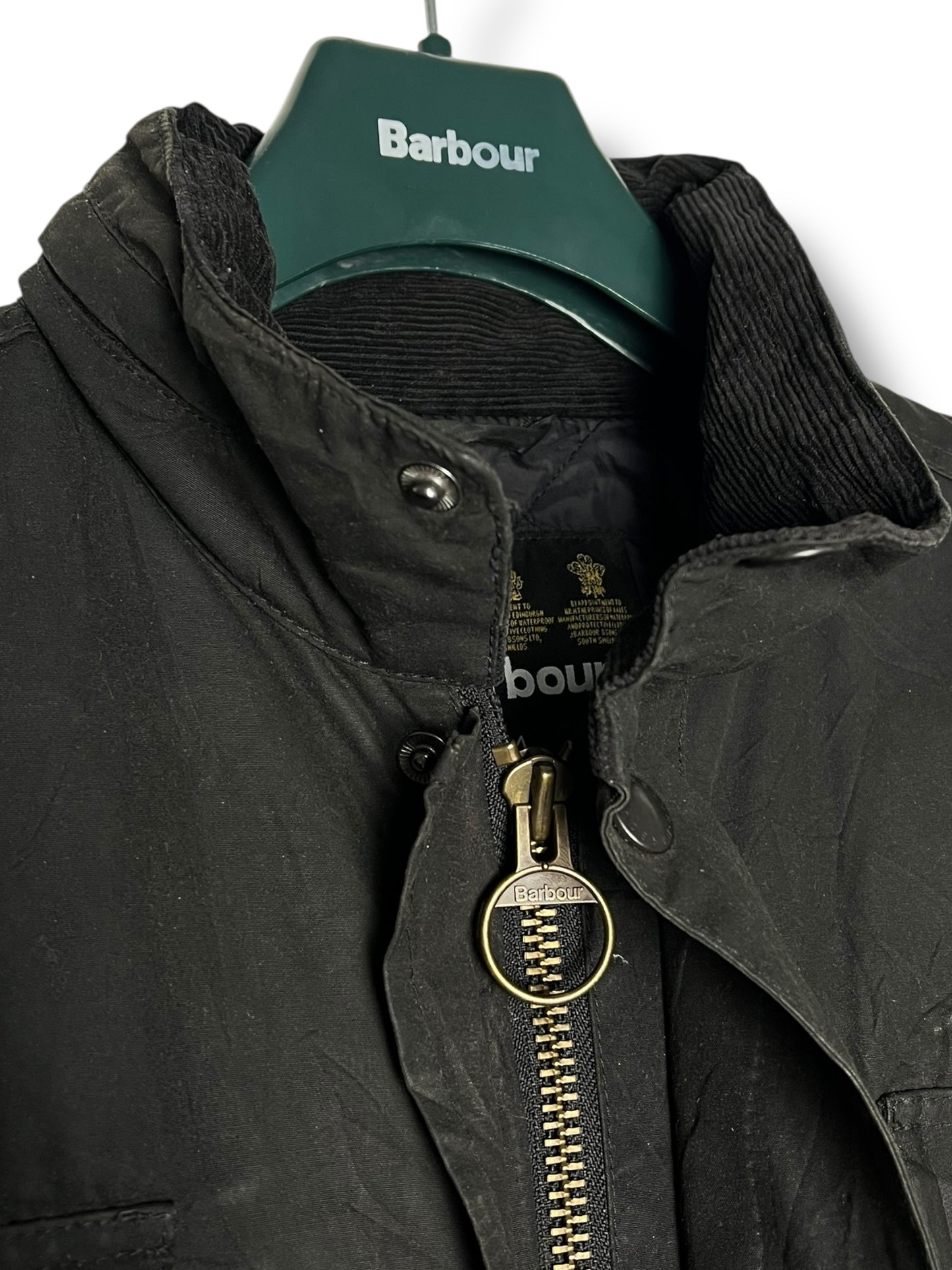 Barbour Sapper Wax Jacket M Black Vintage 2000’s