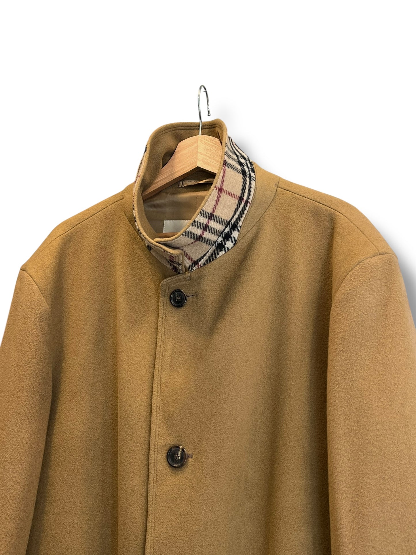 Burberry Loden Coat – Camel – Made in UK – L (Oversized Fit) Wool Cachemire