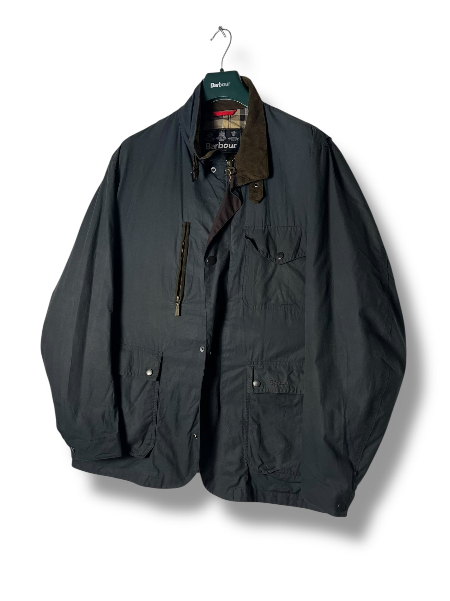 Kenmore Wax Jacket – Navy Blue – Size XXL – 100% Waxed Cotton