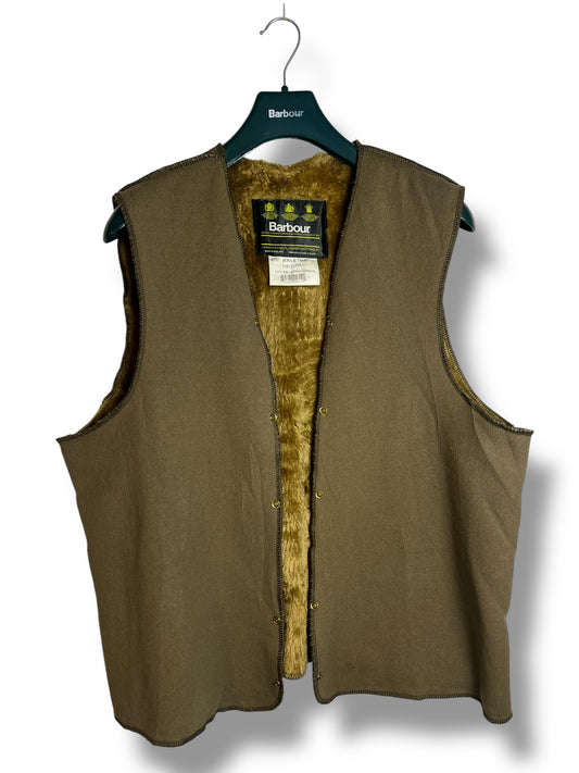 A297 Barbour Vintage C46 Bodywarmer Liner Button Version