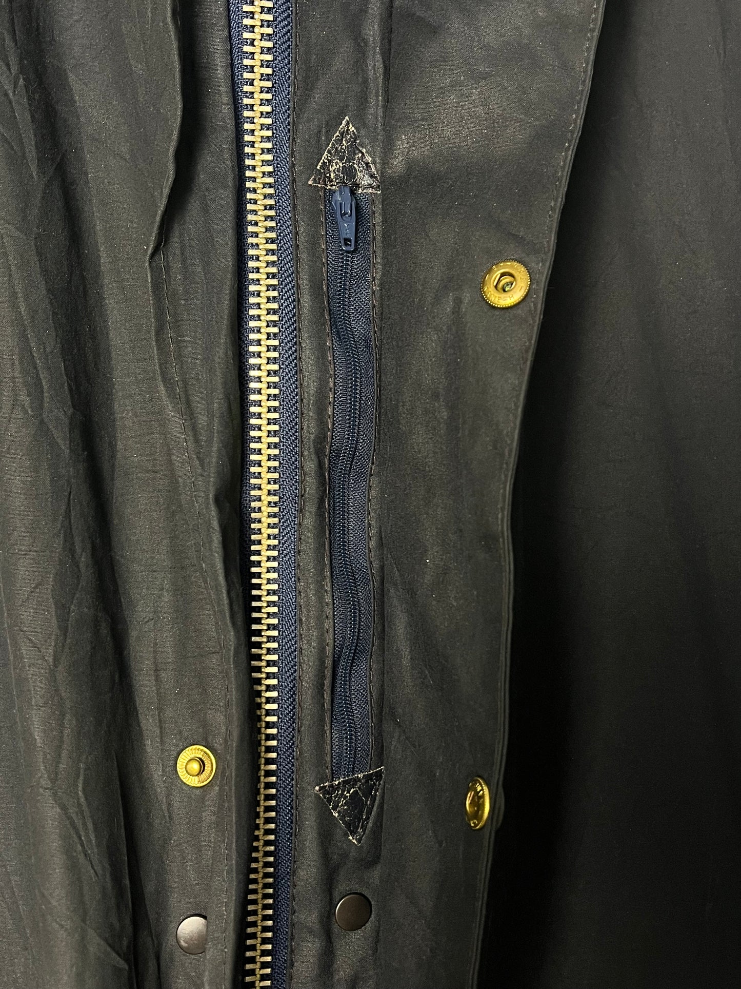 Barbour Border Wax Jacket Blue Navy C52/ XXL 1997