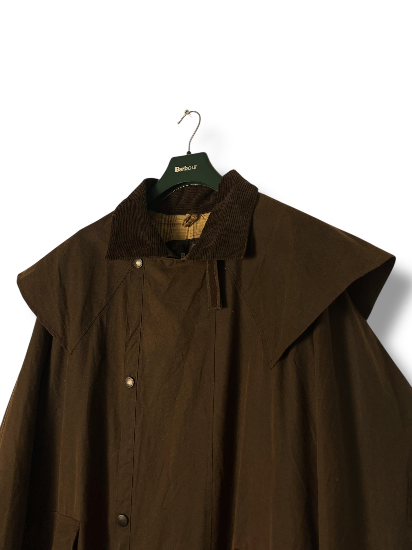 Barbour Stockman Wax Coat Brown XXL (2000s)