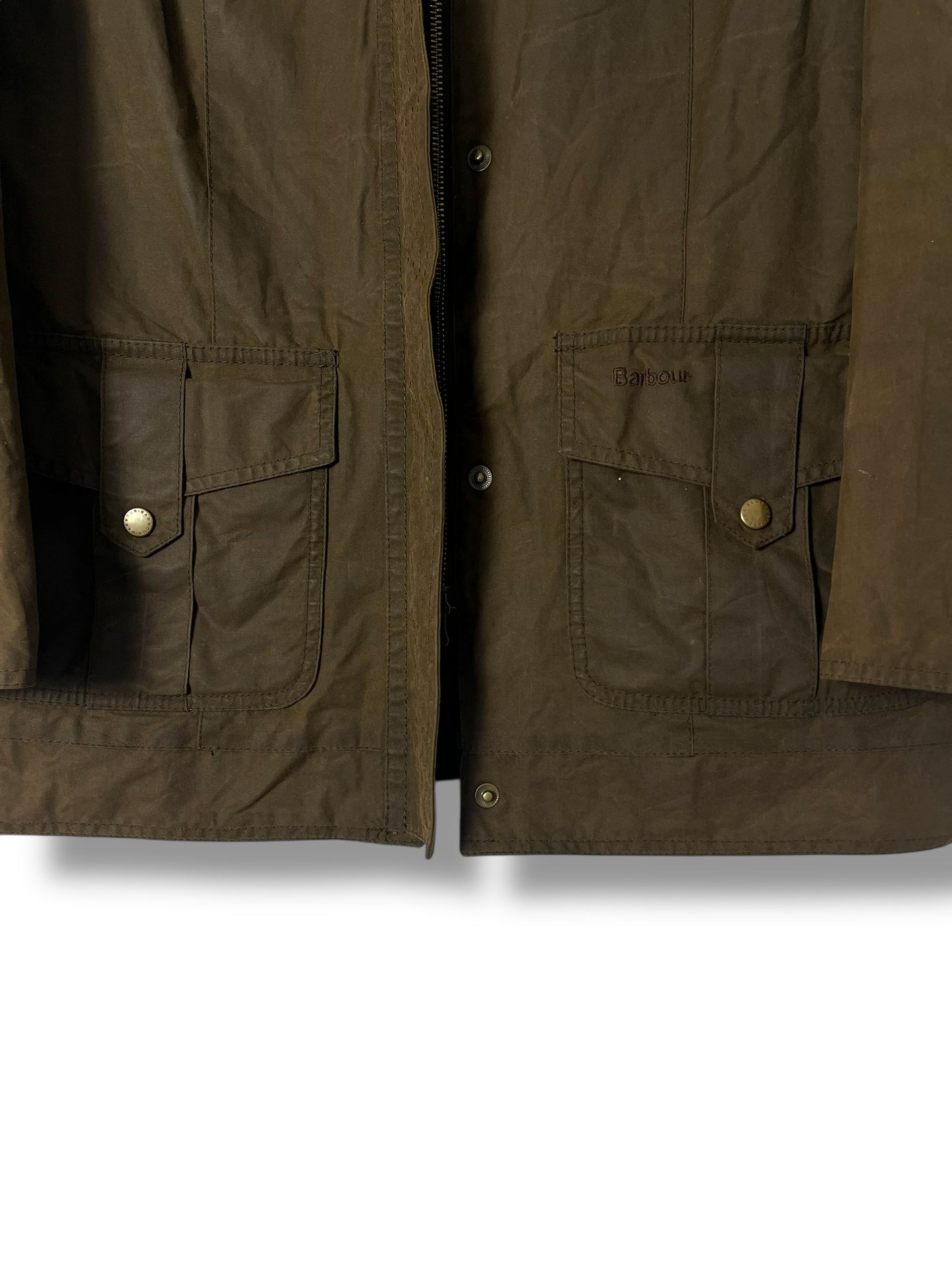 Barbour Defence Utility Jacket – Olive – UK 14