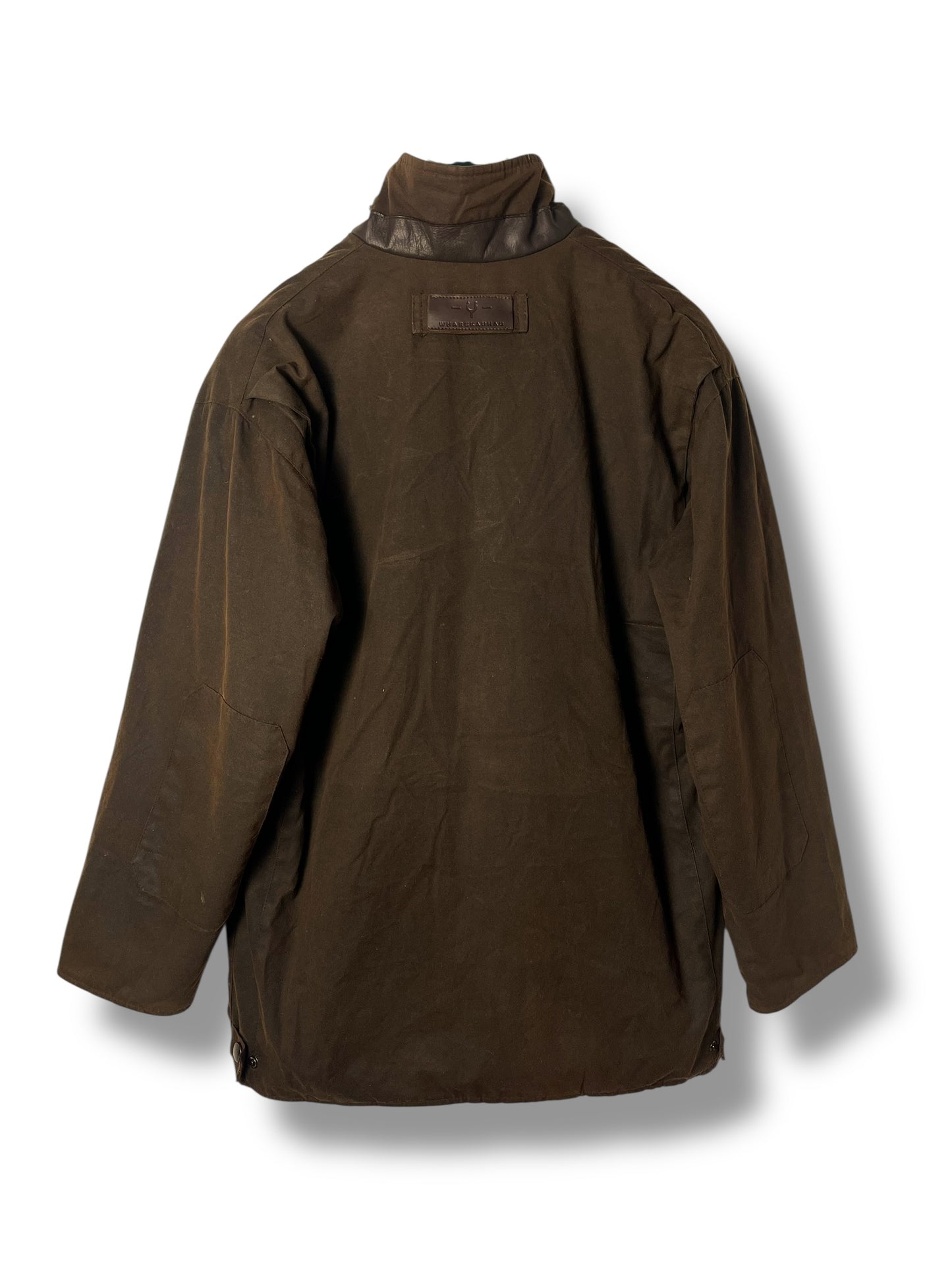 Backhouse Worker Wax Jacket Brown Heavy Waxed Cotton New Zealand