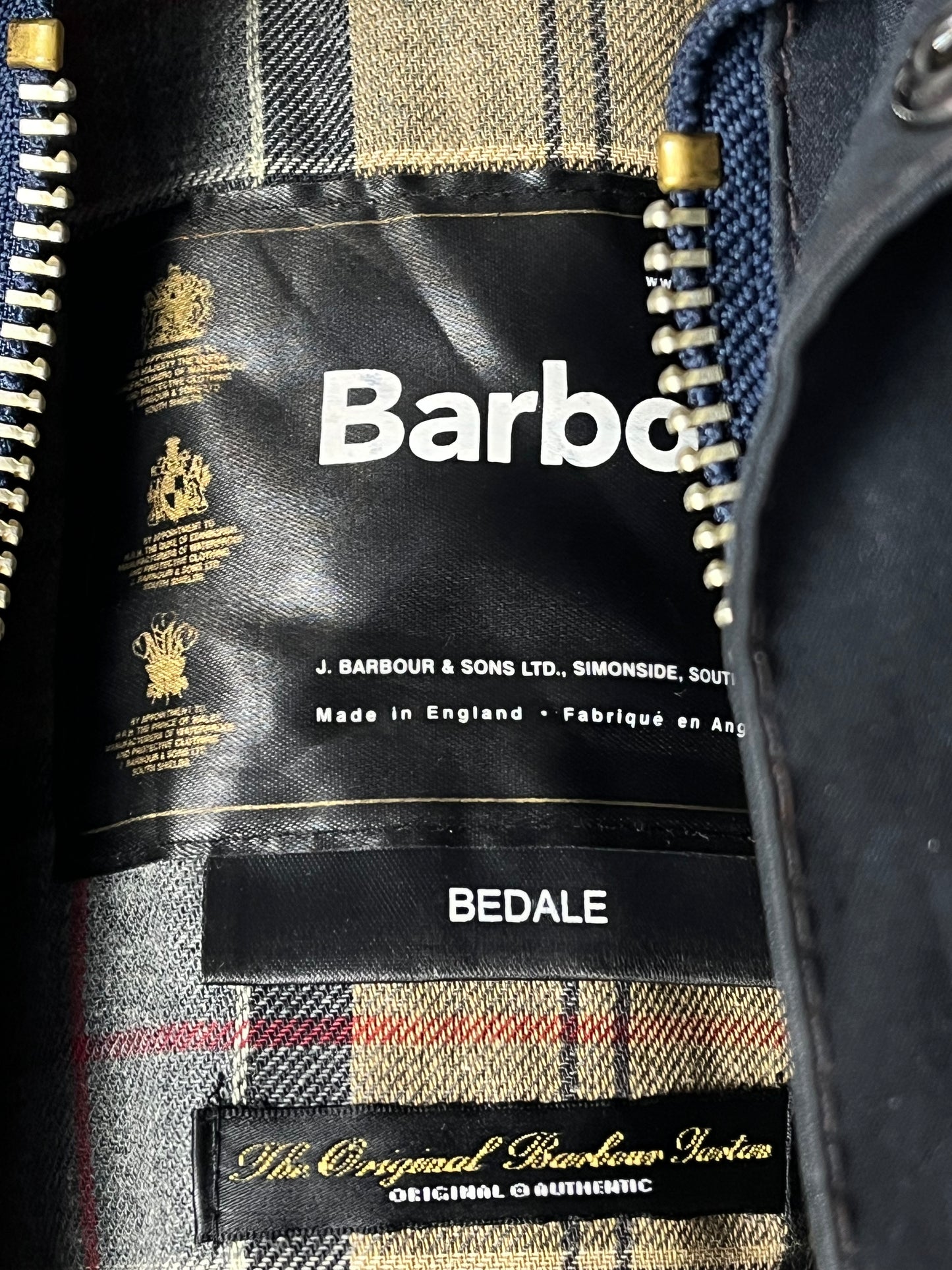 Barbour Bedale Wax Jacket – Navy – C46 XL | Selected by DRAPS