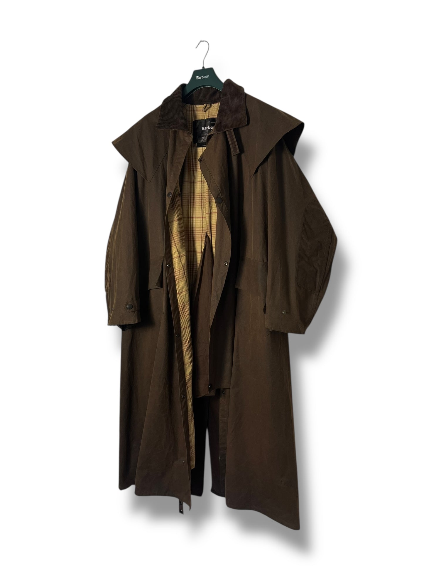 Barbour Stockman Wax Coat Brown XXL (2000s)