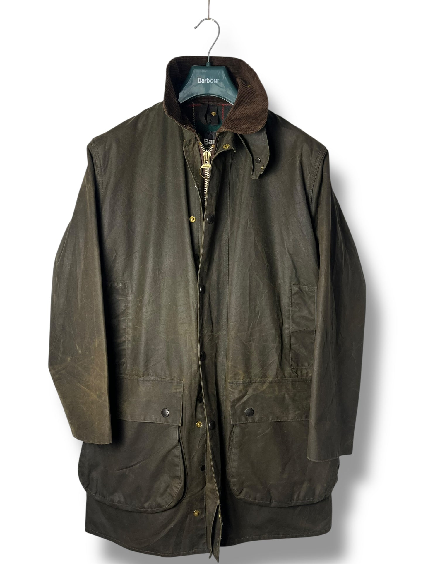 Barbour Northumbria C38 M Sage Green 1987 Wool Lined