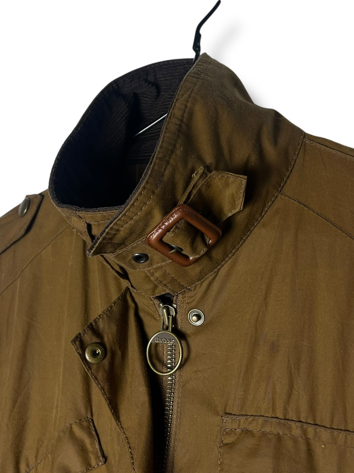 Barbour Amelia Flyweight Wax Jacket – Sandstone – UK 12