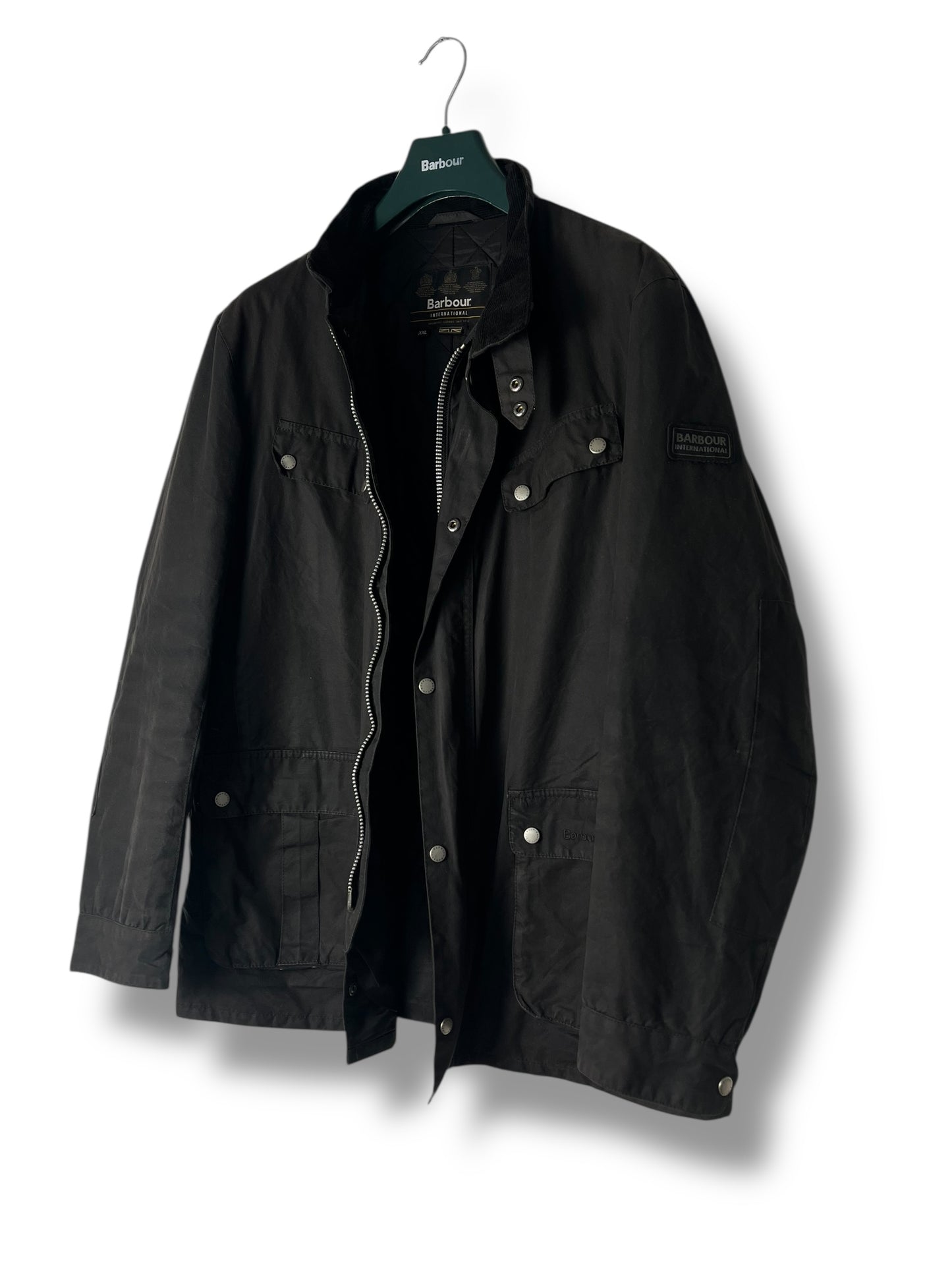 Barbour International Duke Jacket – Black – Size XXL