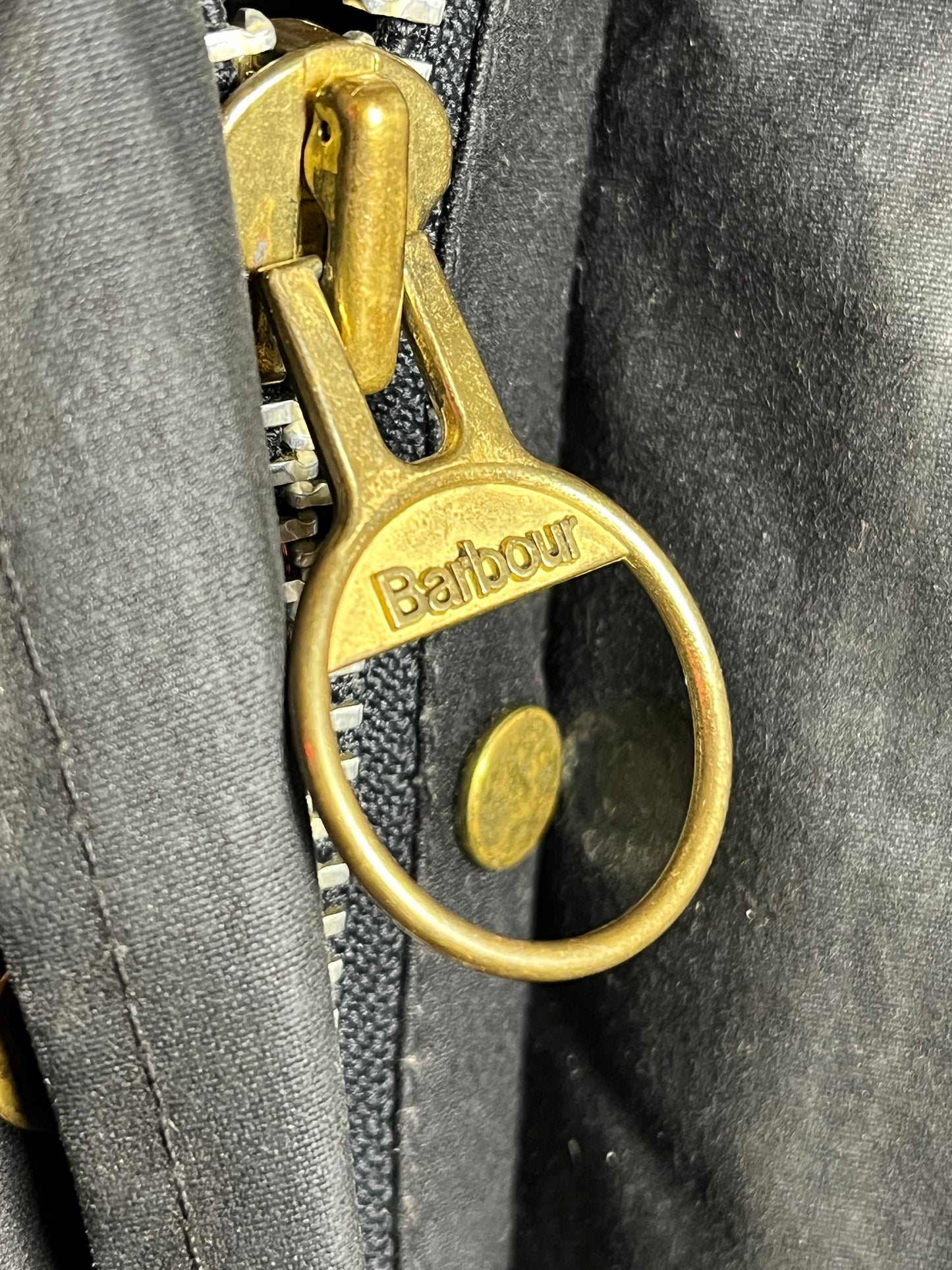 Rare Barbour International A7 Wax Jacket 1992 Navy Blue Vintage C40 UK