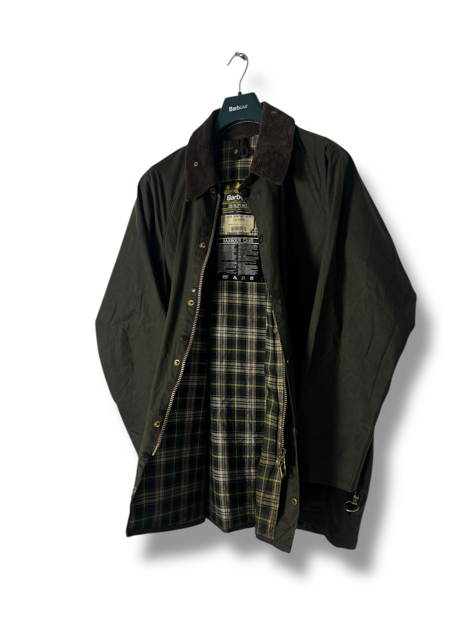 Barbour Beaufort Jacket C44 Sage Green Vintage (1993) – Draps