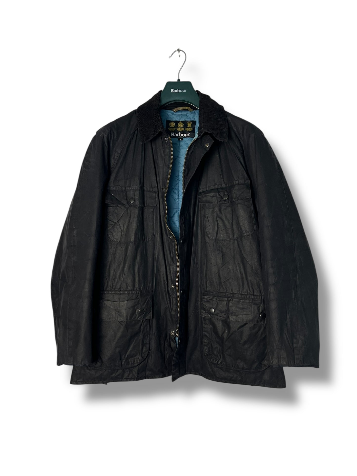 Retail Freezer L – lightweight Navy Blue – Waxed Cotton