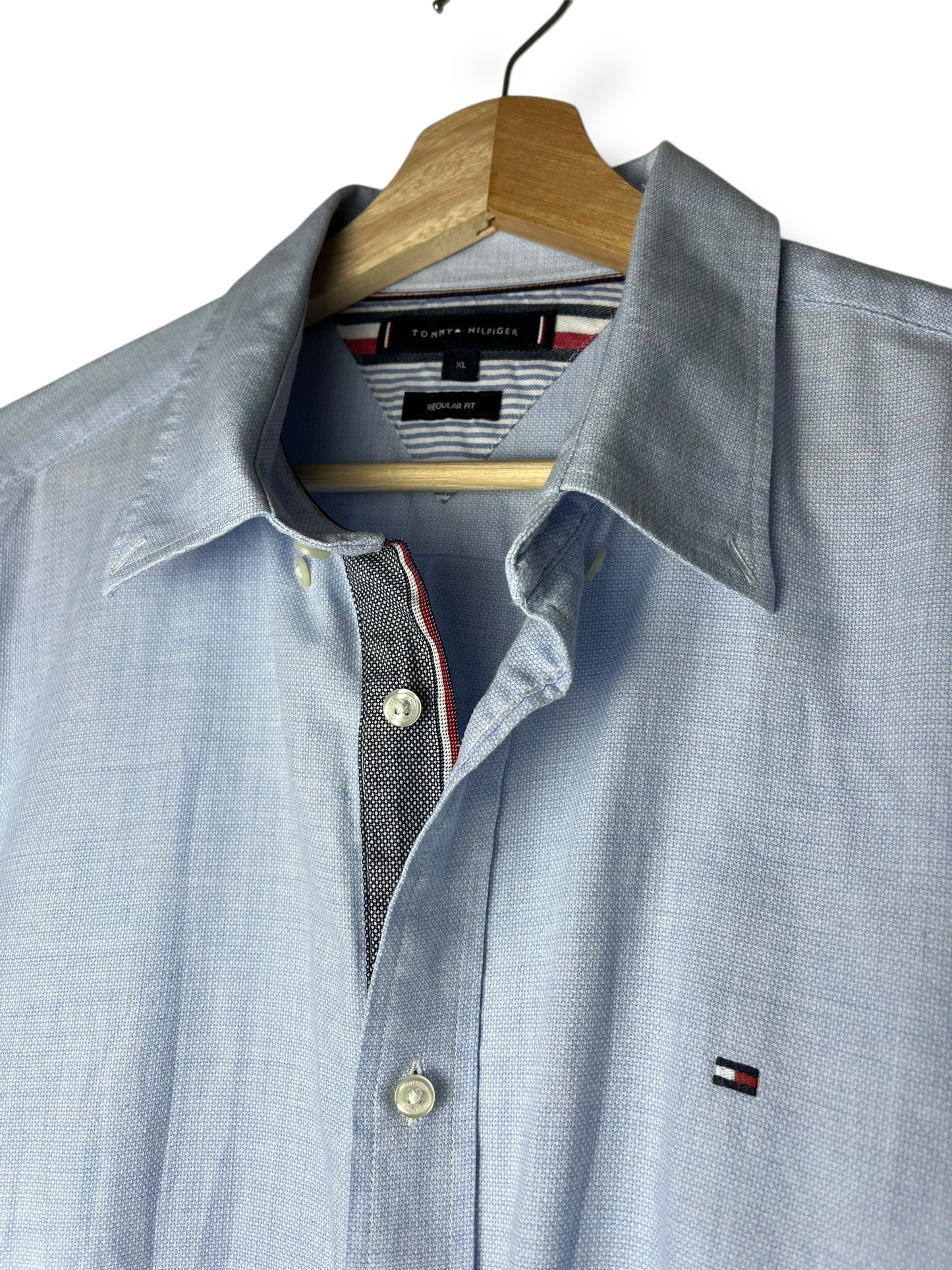 Tommy Hilfiger XL Vintage Light Blue Shirt – Regular Fit