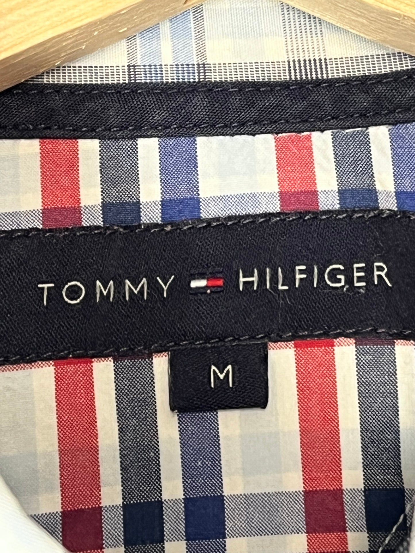 Tommy Hilfiger Checkered Shirt M Blue/White